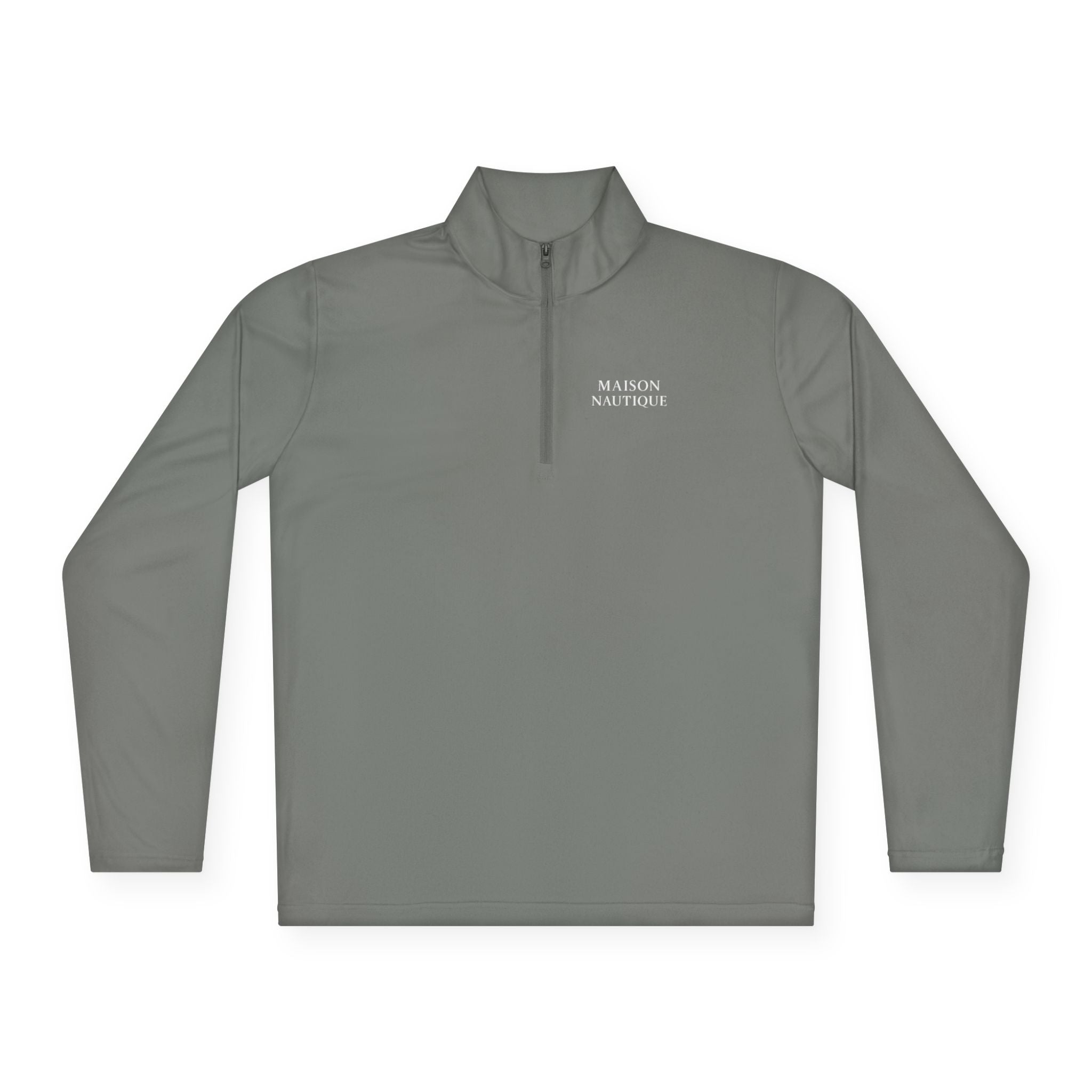 Maison Nautique Signature Quarter-Zip – Black, Grey, True Navy - Maison Nautique 