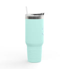 Maison Nautique 40 oz Compass Tumbler – White & Teal Edition - Maison Nautique 