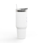 Maison Nautique 40 oz Compass Tumbler – White & Teal Edition - Maison Nautique 