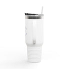 Maison Nautique 40 oz Compass Tumbler – White & Teal Edition - Maison Nautique 