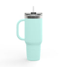 Maison Nautique 40 oz Compass Tumbler – White & Teal Edition - Maison Nautique 