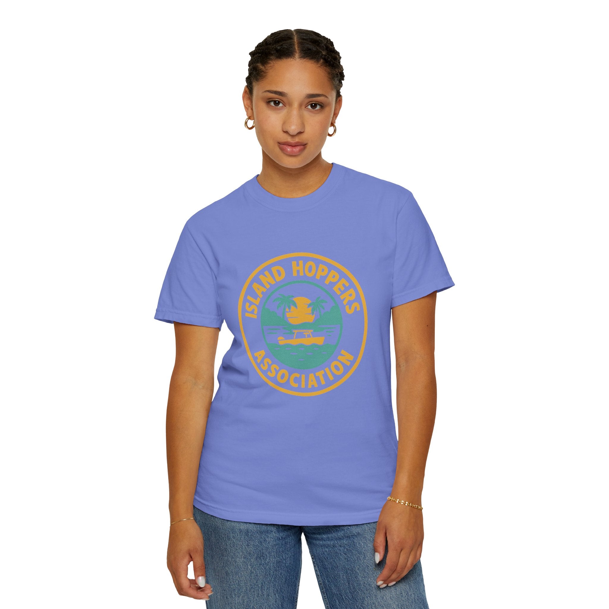 Island Hoppers Association – Unisex Garment-Dyed Tee - Maison Nautique 