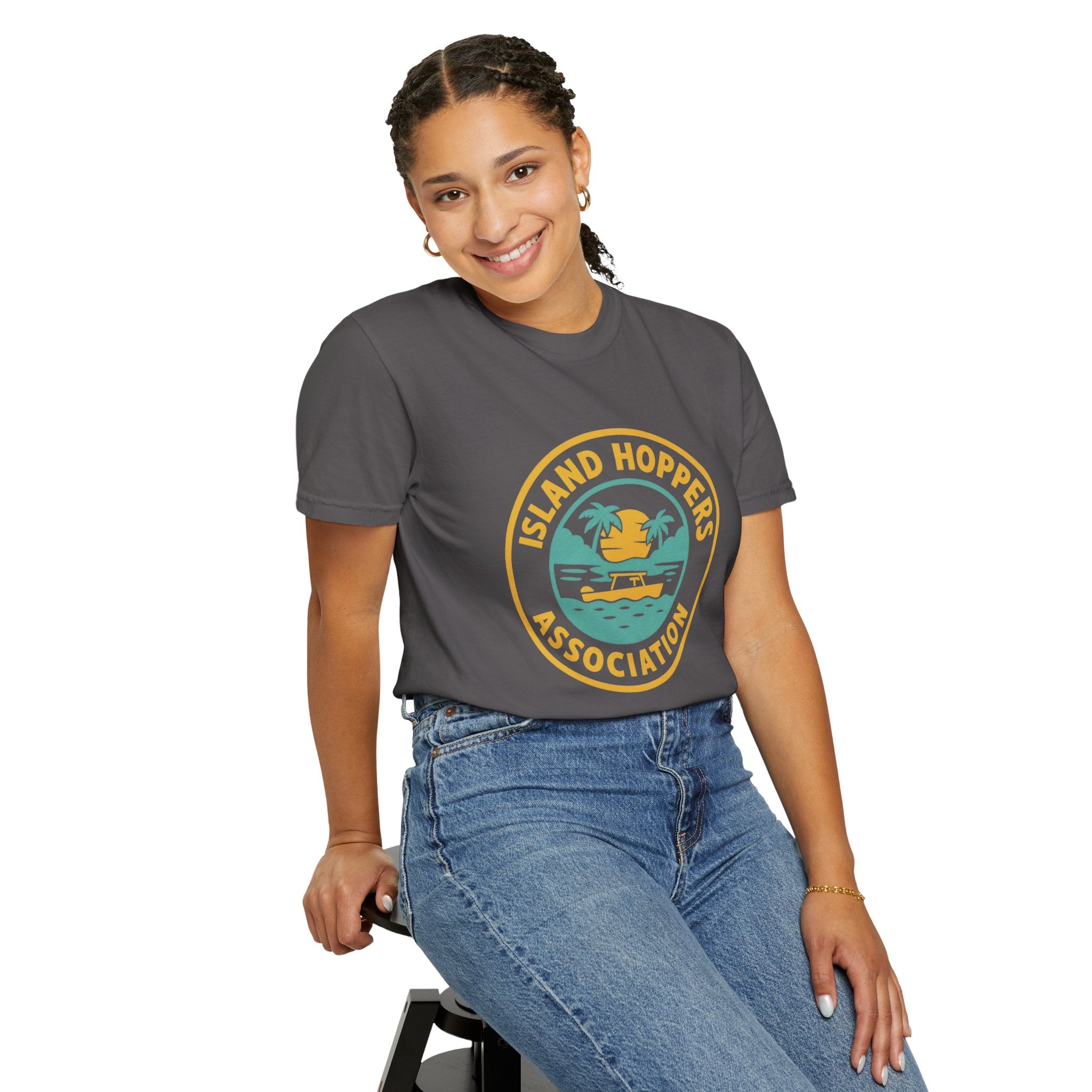 Island Hoppers Association – Unisex Garment-Dyed Tee - Maison Nautique 
