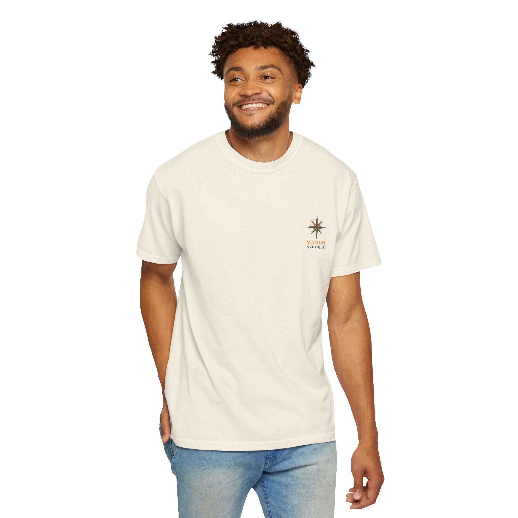 Life’s Better on a Beach – Unisex Garment-Dyed T-shirt - Maison Nautique 