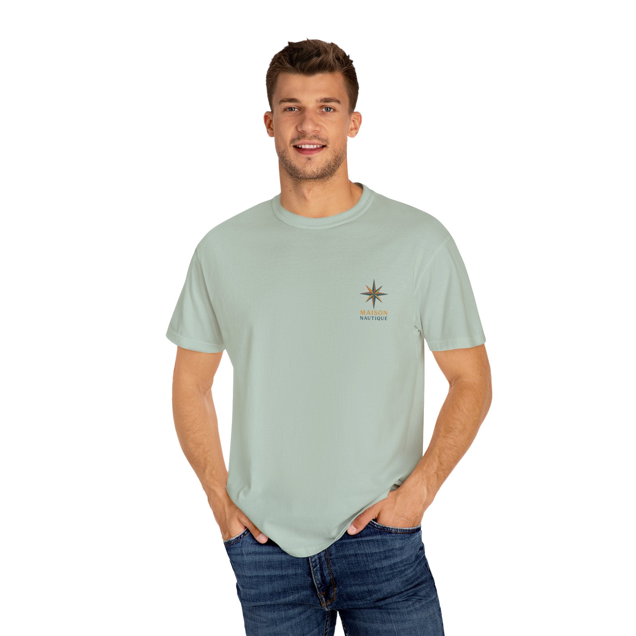 Life’s Better on a Beach – Unisex Garment-Dyed T-shirt - Maison Nautique 