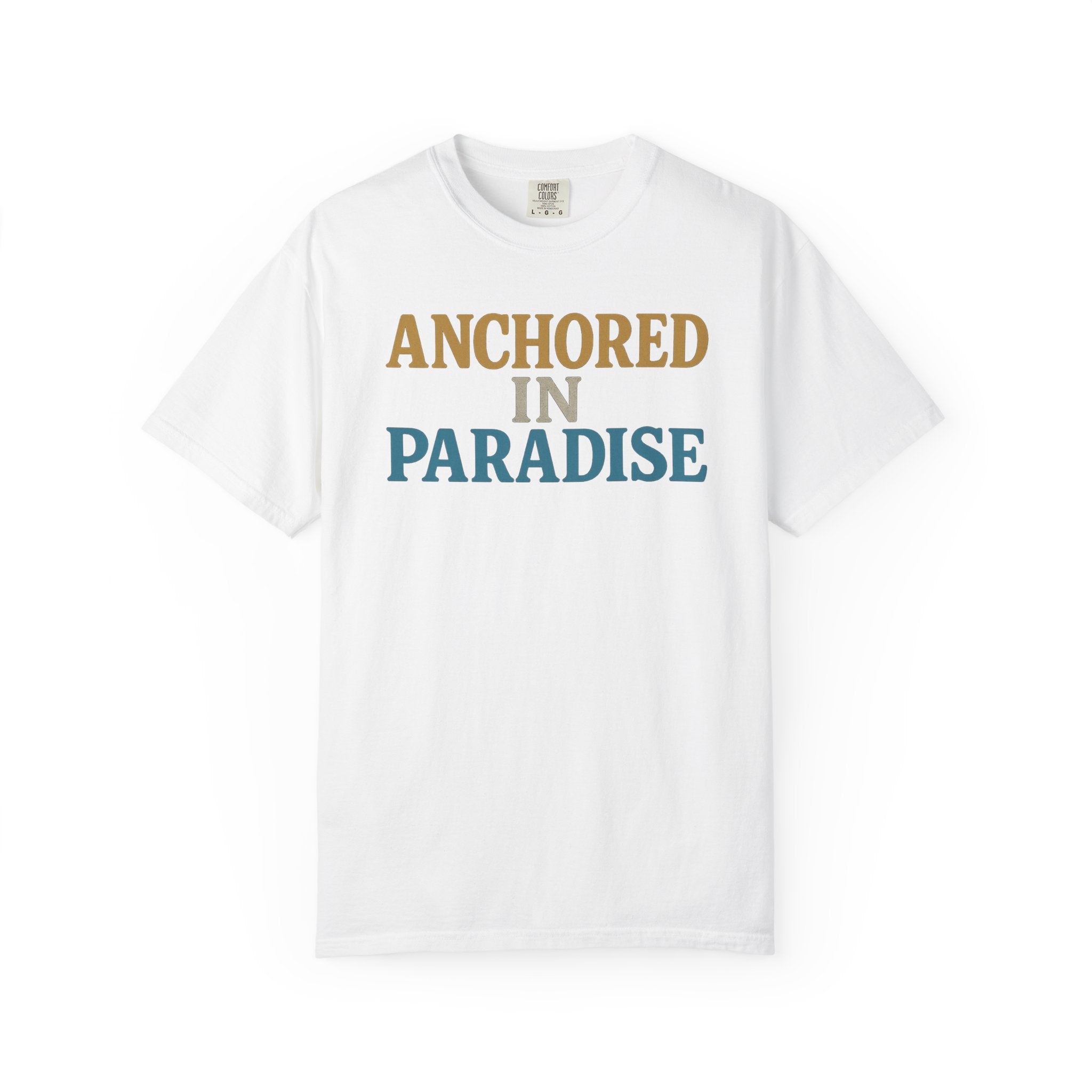 Maison Nautique "Anchored in Paradise" Vintage Unisex Tee - Maison Nautique 