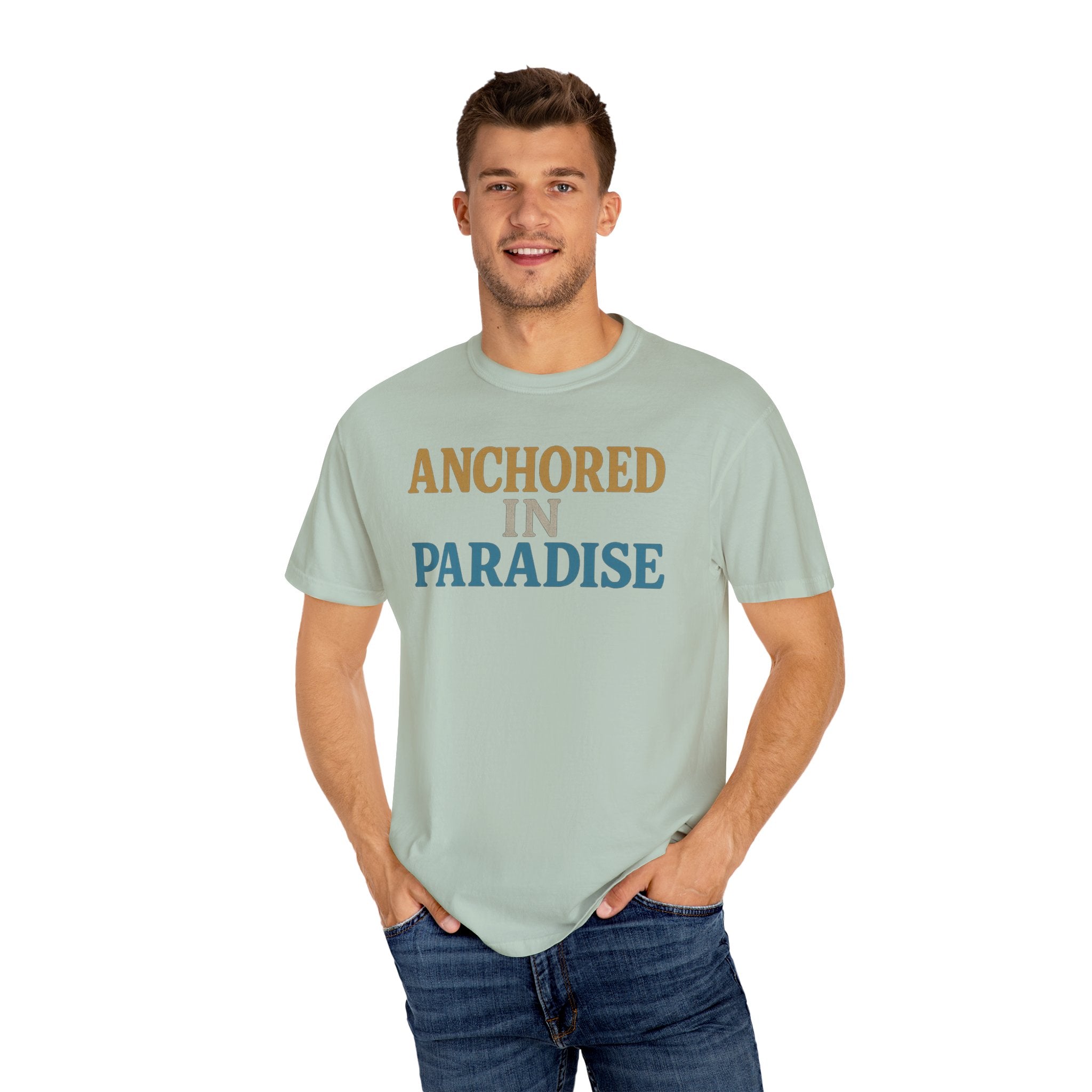 Maison Nautique "Anchored in Paradise" Vintage Unisex Tee - Maison Nautique 