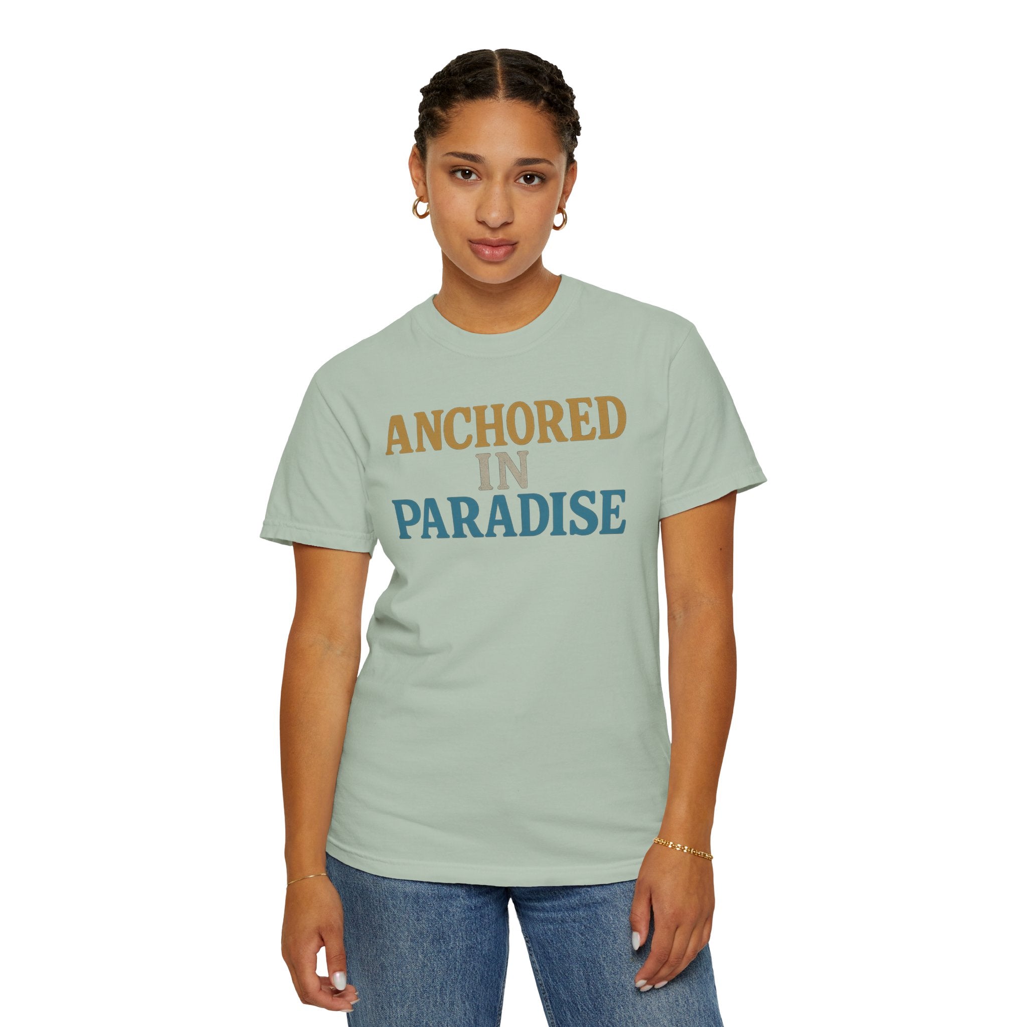 Maison Nautique "Anchored in Paradise" Vintage Unisex Tee - Maison Nautique 