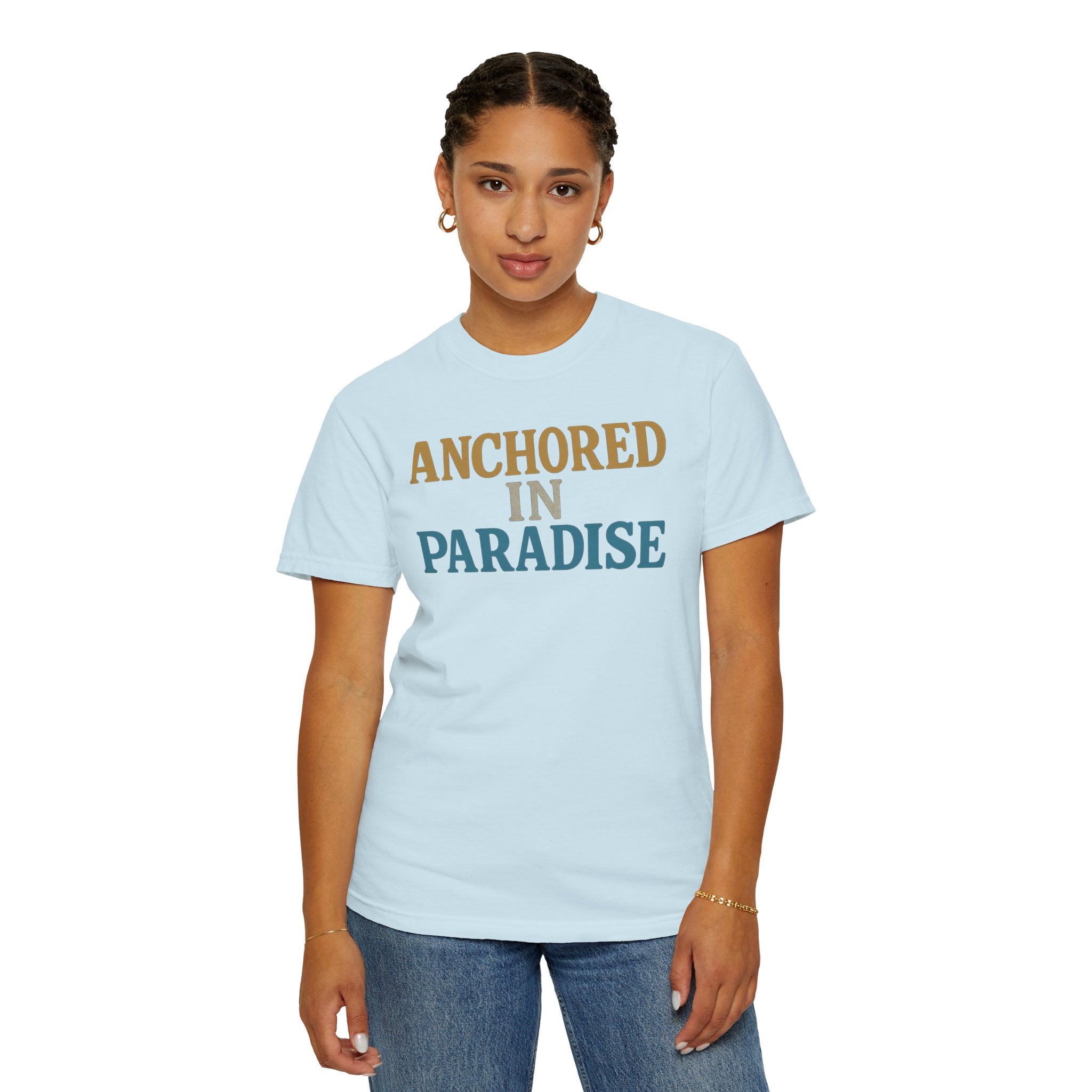 Maison Nautique "Anchored in Paradise" Vintage Unisex Tee - Maison Nautique 