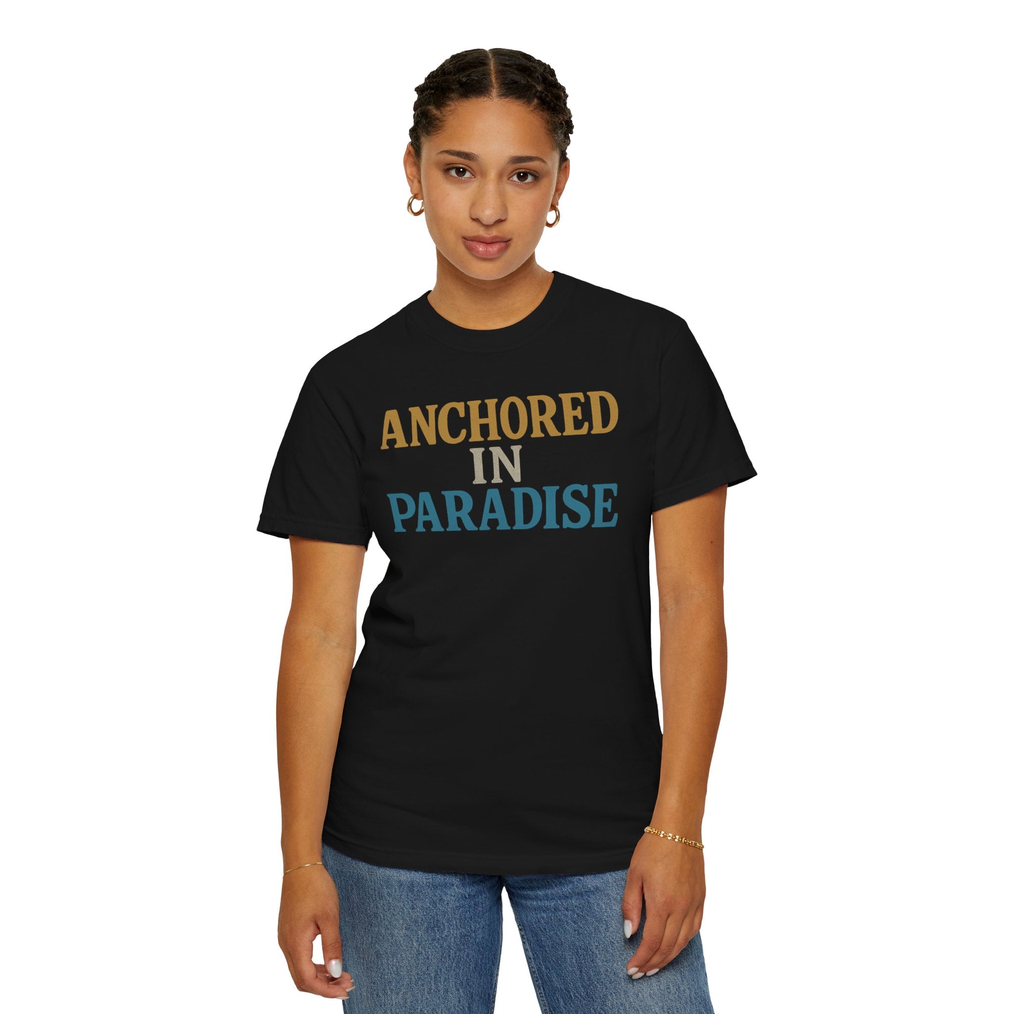 Maison Nautique "Anchored in Paradise" Vintage Unisex Tee - Maison Nautique 