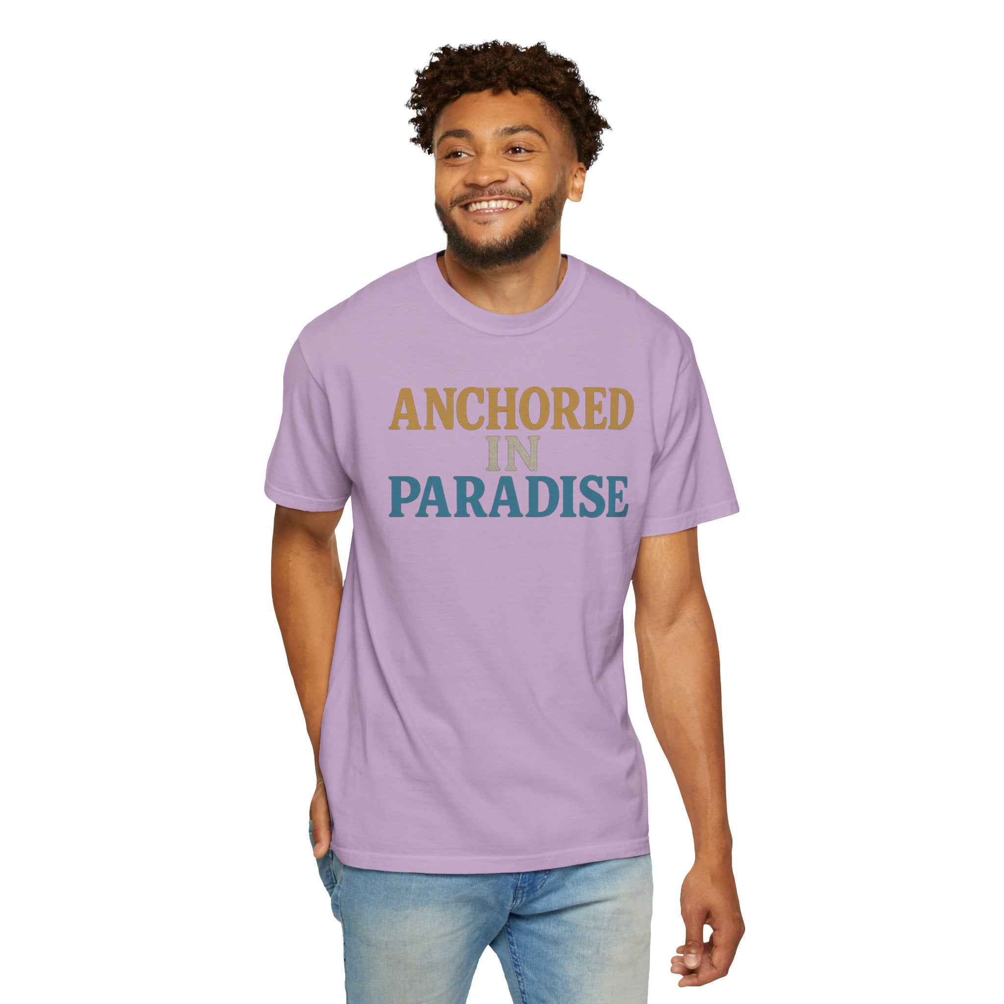 Maison Nautique "Anchored in Paradise" Vintage Unisex Tee - Maison Nautique 