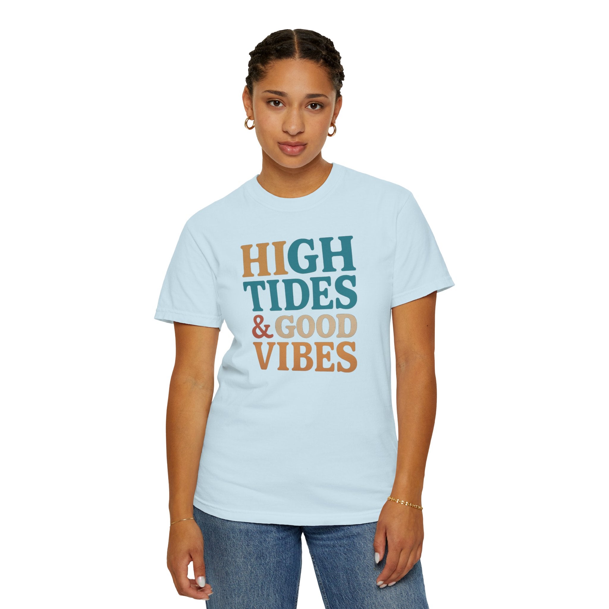 Maison Nautique "High Tides & Good Vibes" Vintage Unisex Tee - Maison Nautique 