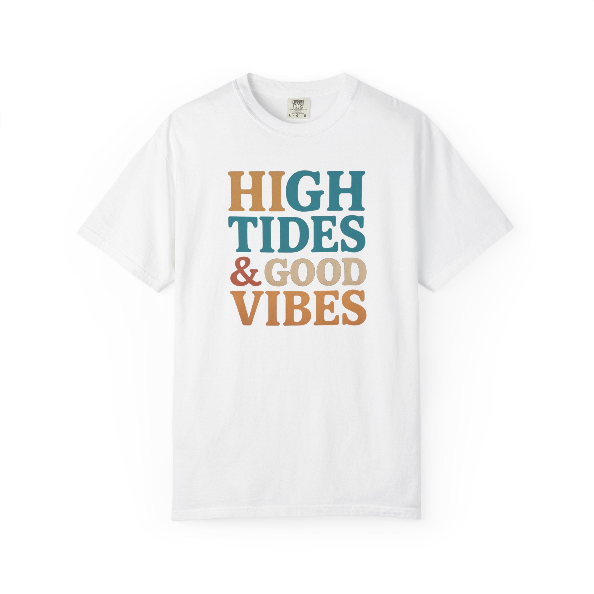 Maison Nautique "High Tides & Good Vibes" Vintage Unisex Tee - Maison Nautique 