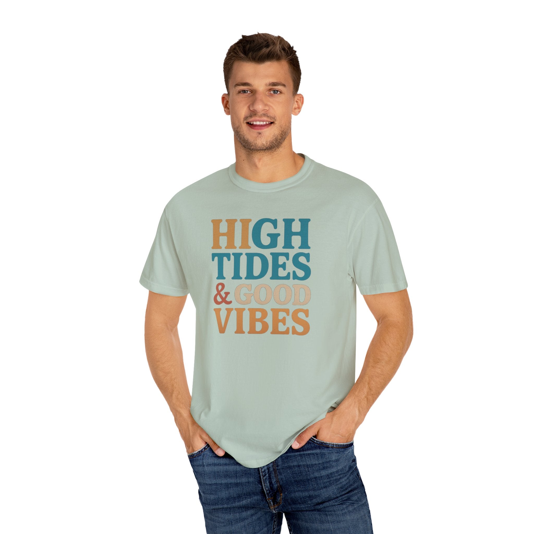 Maison Nautique "High Tides & Good Vibes" Vintage Unisex Tee - Maison Nautique 