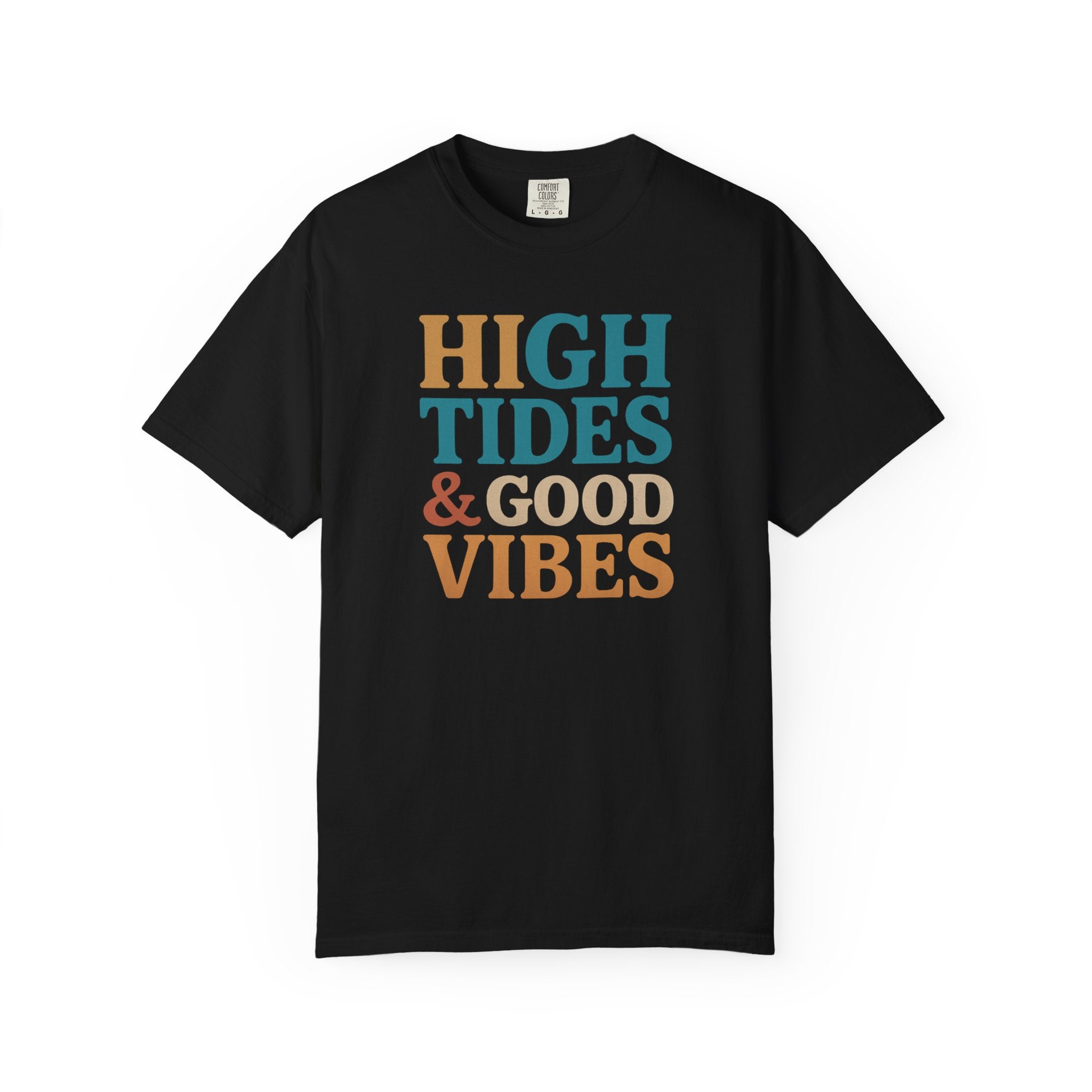 Maison Nautique "High Tides & Good Vibes" Vintage Unisex Tee - Maison Nautique 