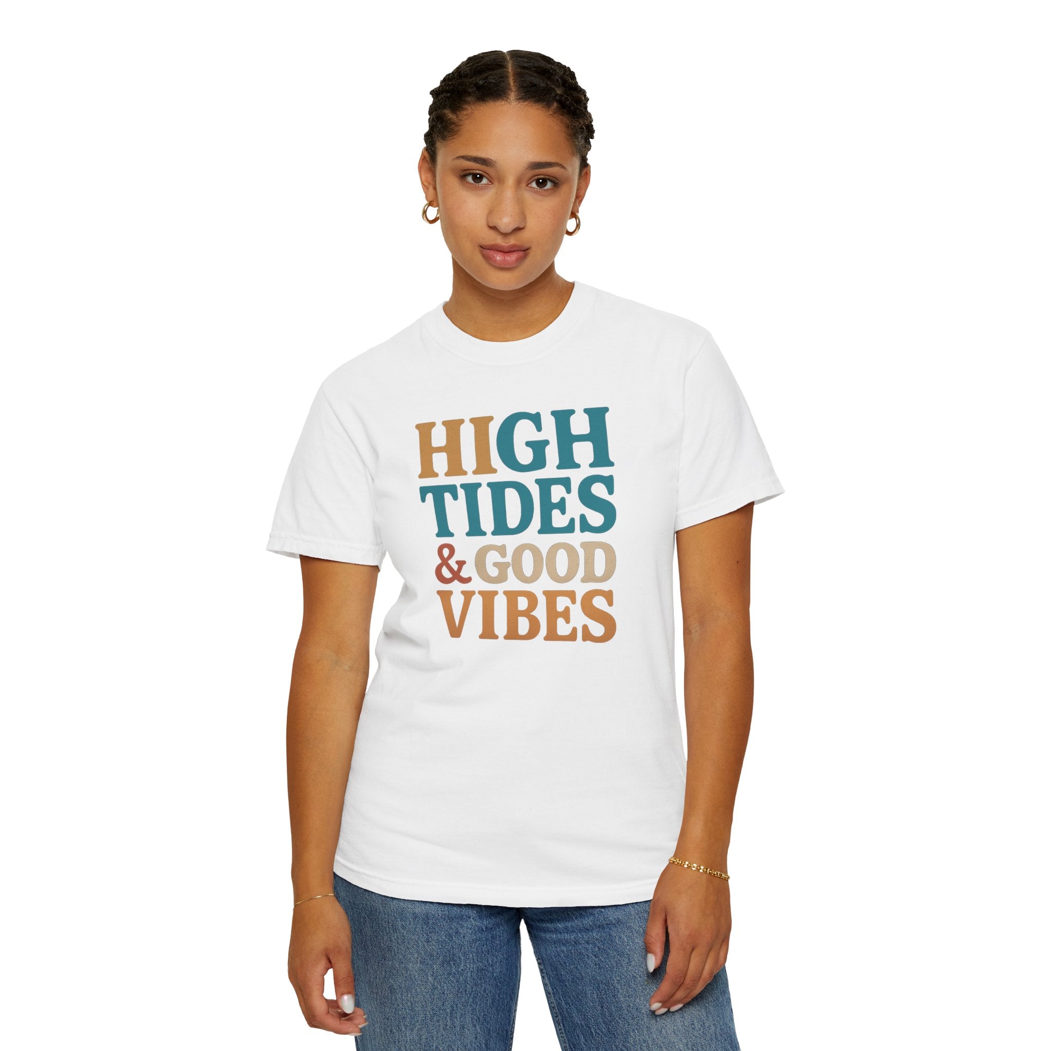 Maison Nautique "High Tides & Good Vibes" Vintage Unisex Tee - Maison Nautique 