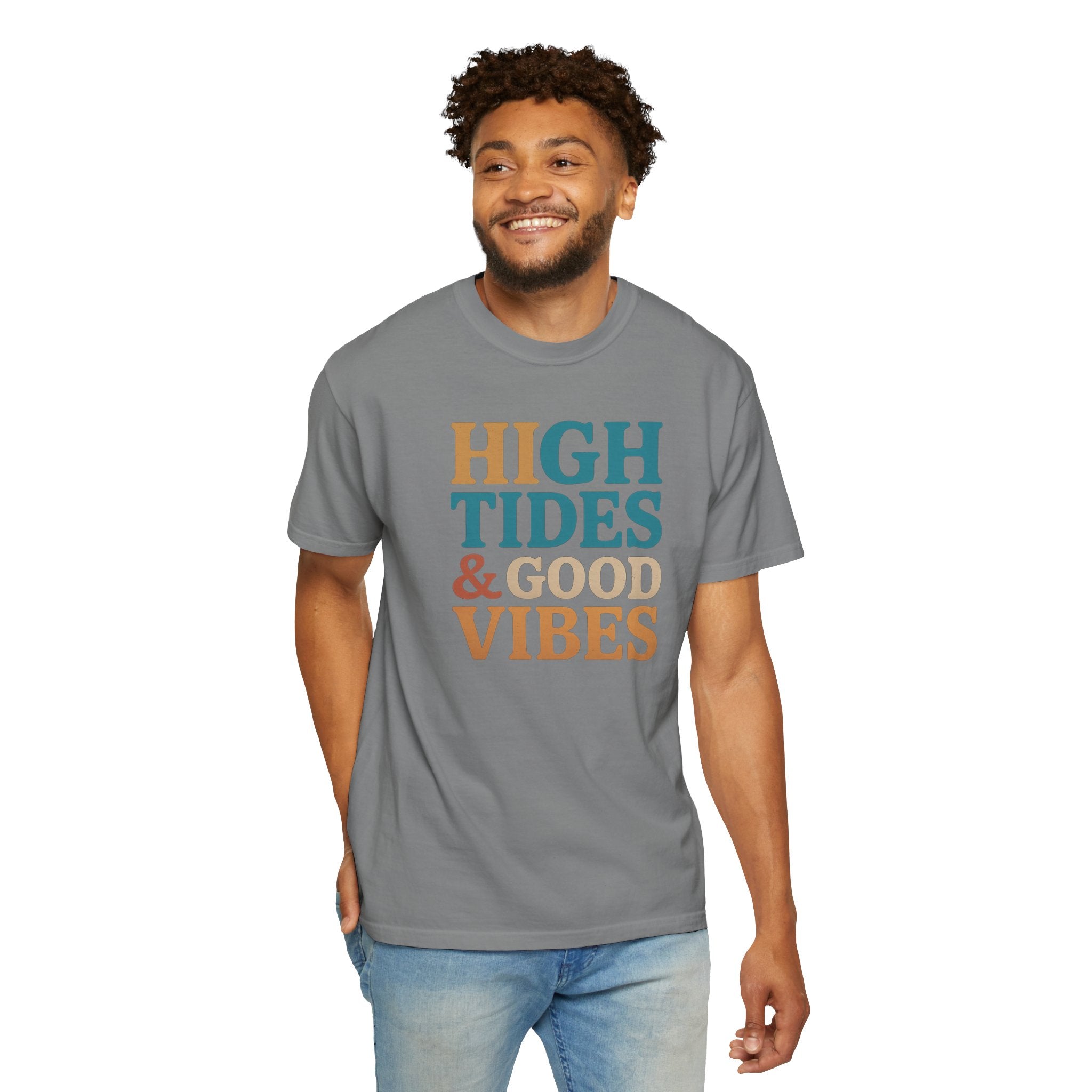 Maison Nautique "High Tides & Good Vibes" Vintage Unisex Tee - Maison Nautique 