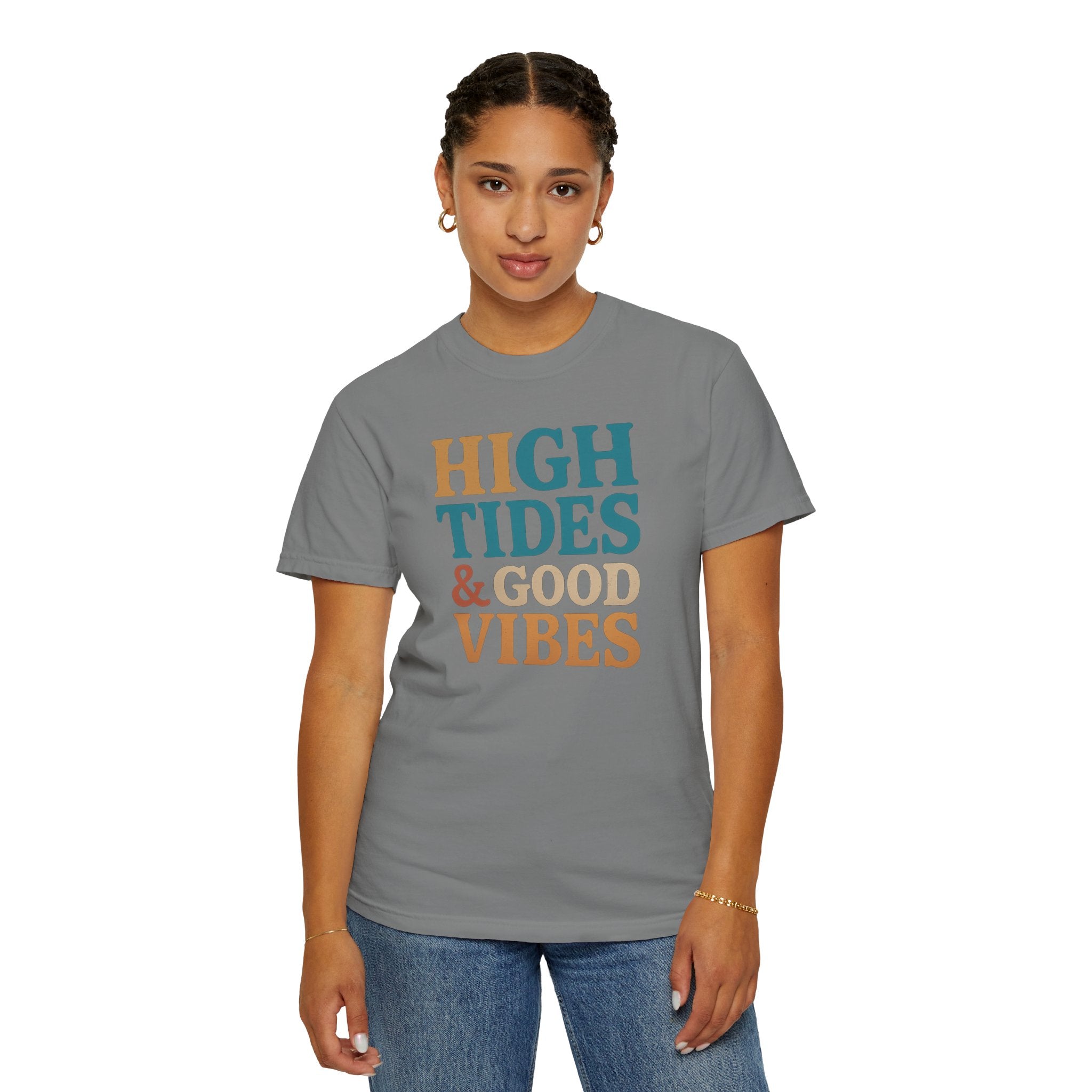Maison Nautique "High Tides & Good Vibes" Vintage Unisex Tee - Maison Nautique 