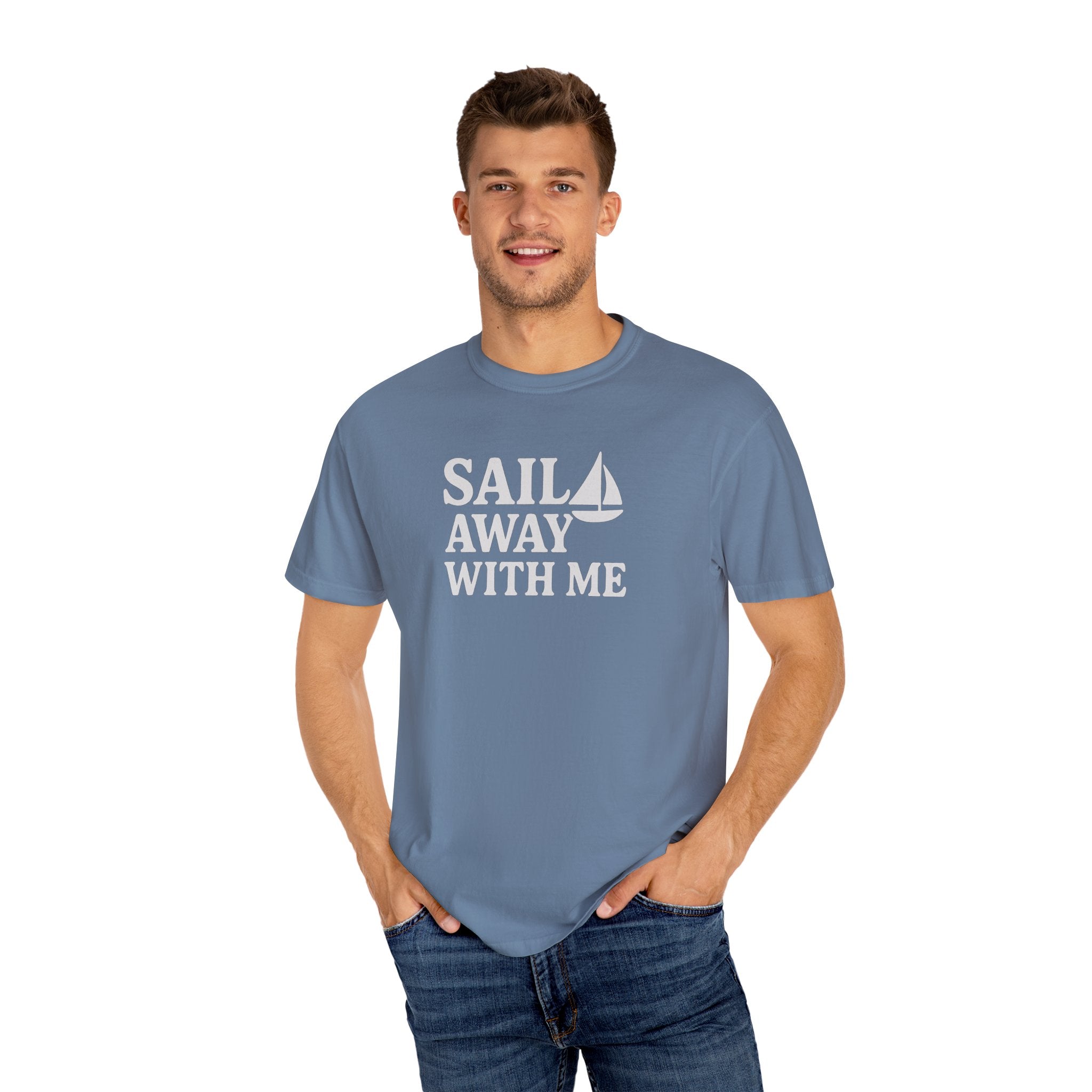 Maison Nautique "Sail Away With Me" Vintage Unisex Tee - Maison Nautique 