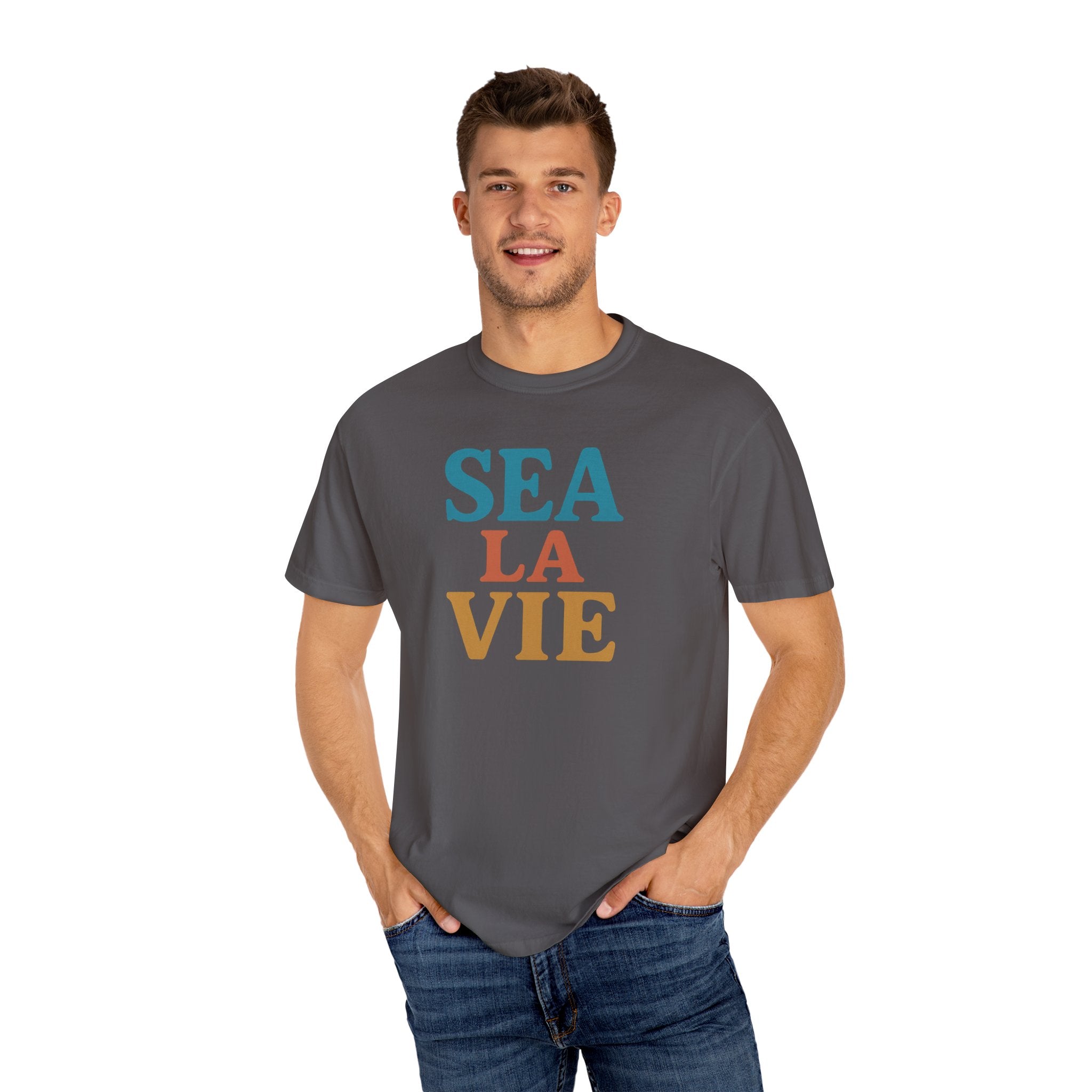 Maison Nautique "Sea La Vie" Vintage Tee, Unisex - Maison Nautique 