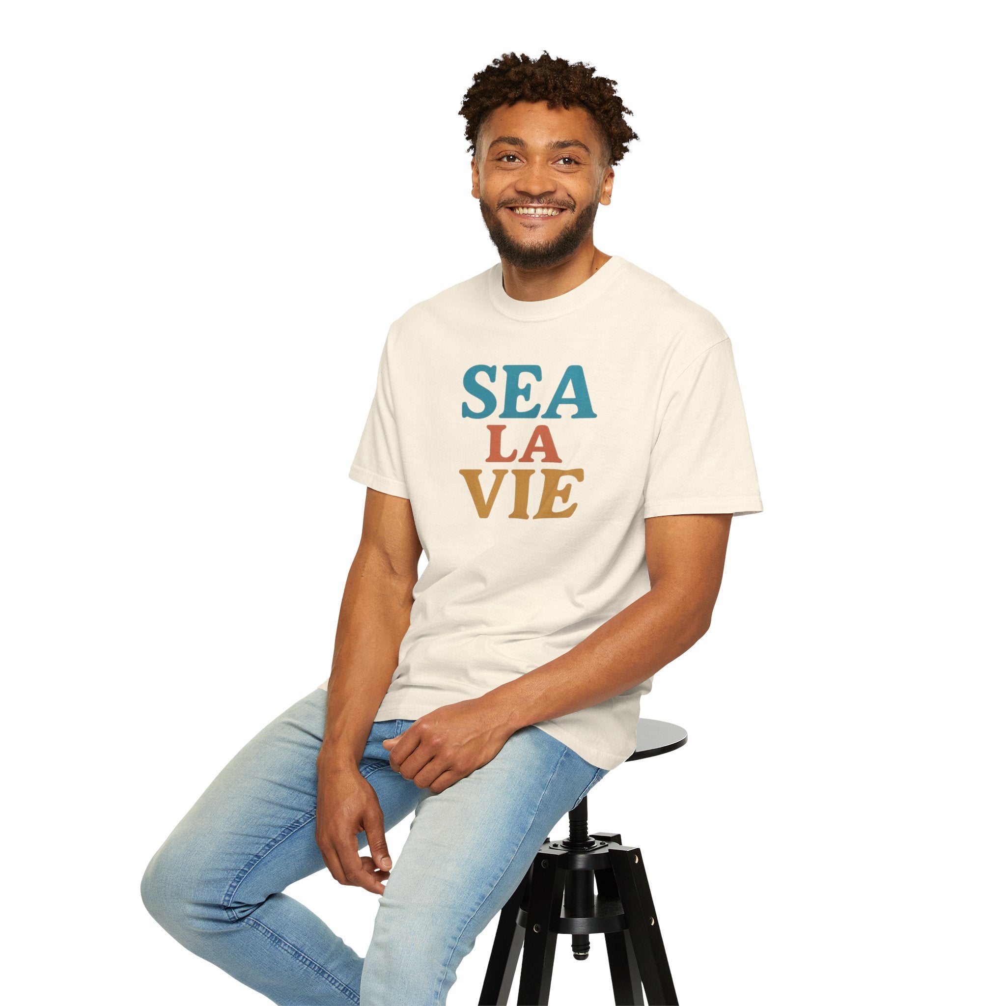 Maison Nautique "Sea La Vie" Vintage Tee, Unisex - Maison Nautique 