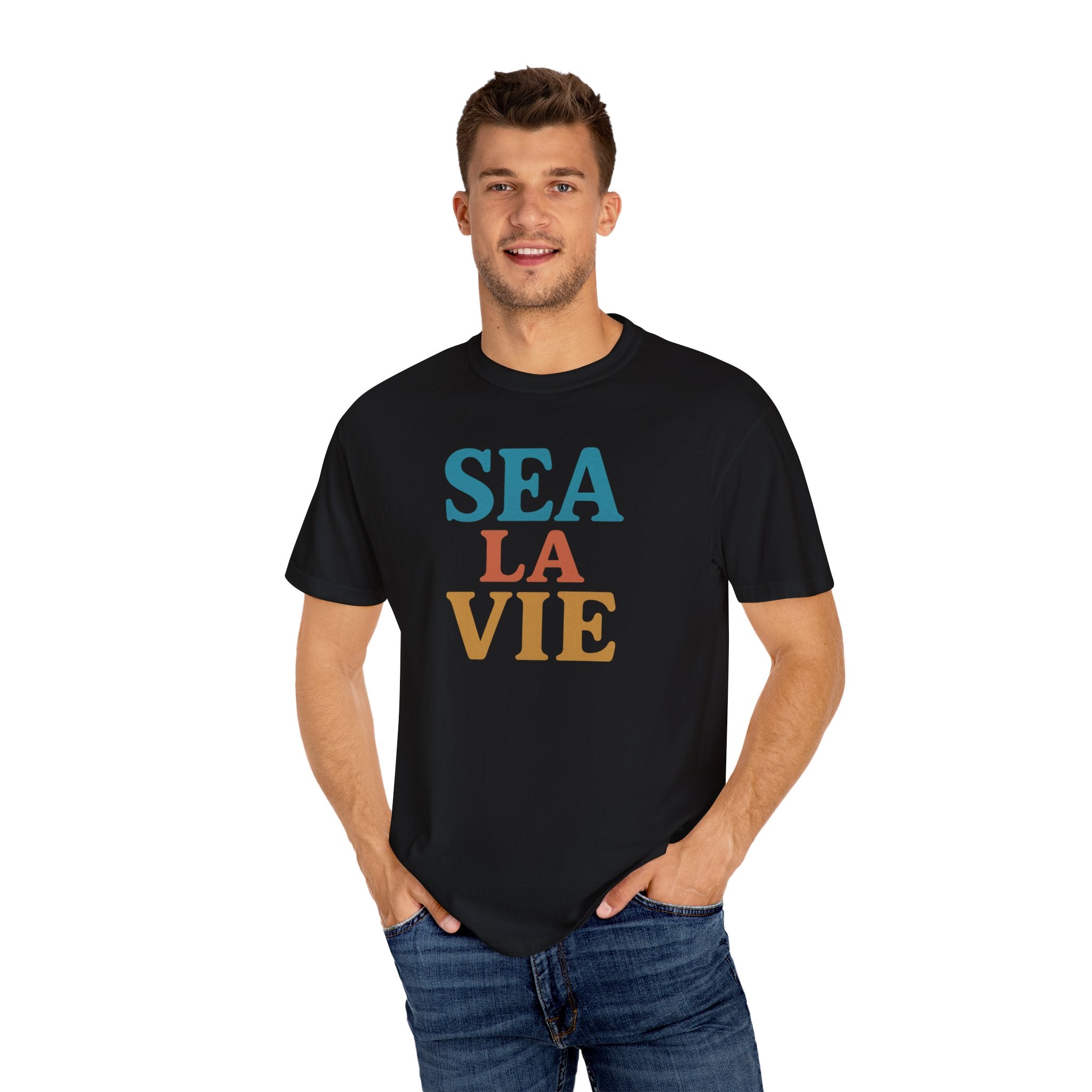 Maison Nautique "Sea La Vie" Vintage Tee, Unisex - Maison Nautique 