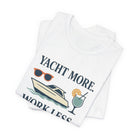 Yacht More, Work Less” Tee – Coastal Classics Collection - Maison Nautique 