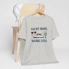 Yacht More, Work Less” Tee – Coastal Classics Collection - Maison Nautique 