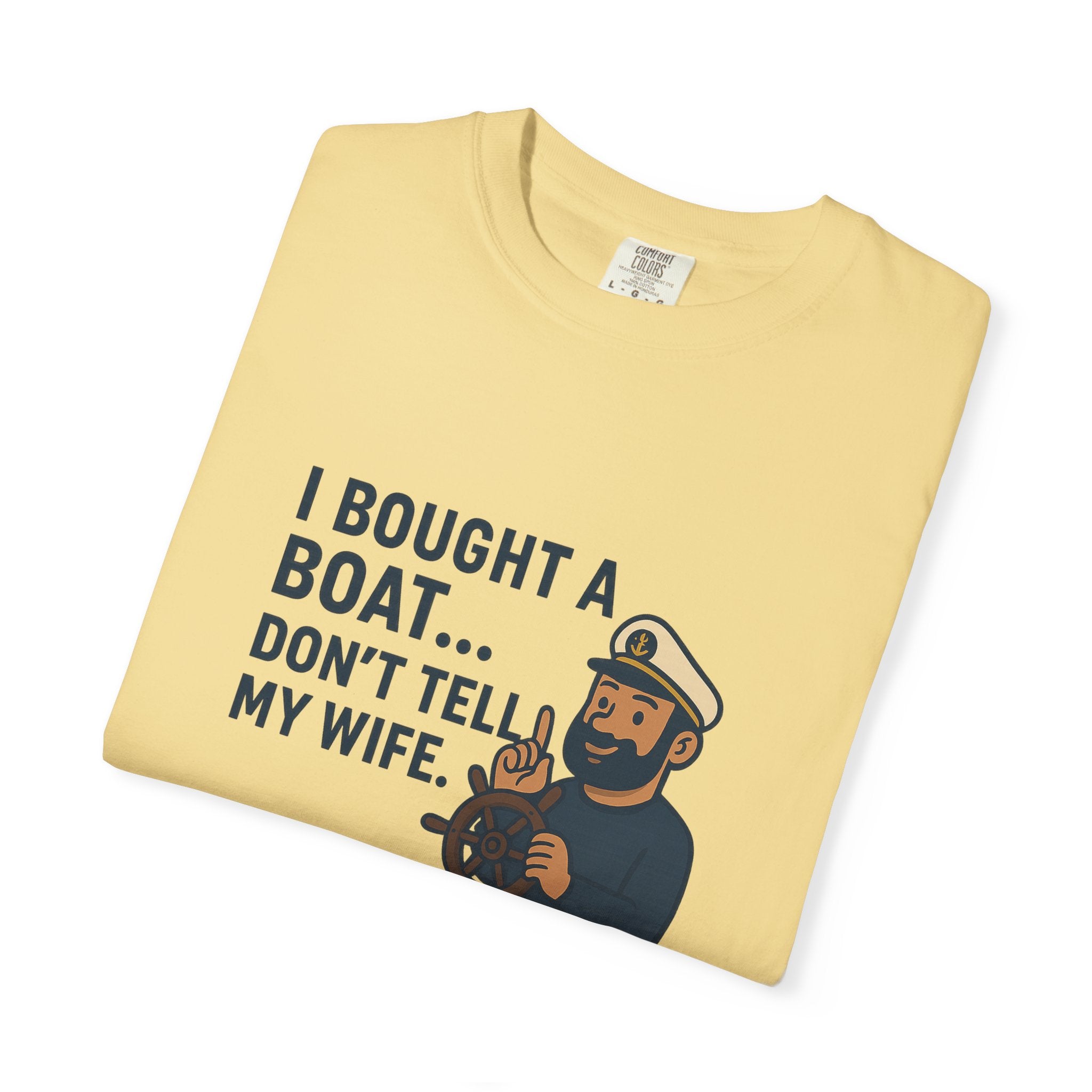 I Bought a Boat… Don’t Tell My Wife" Boating Tee – Maison Nautique | Men's Tee - Maison Nautique 