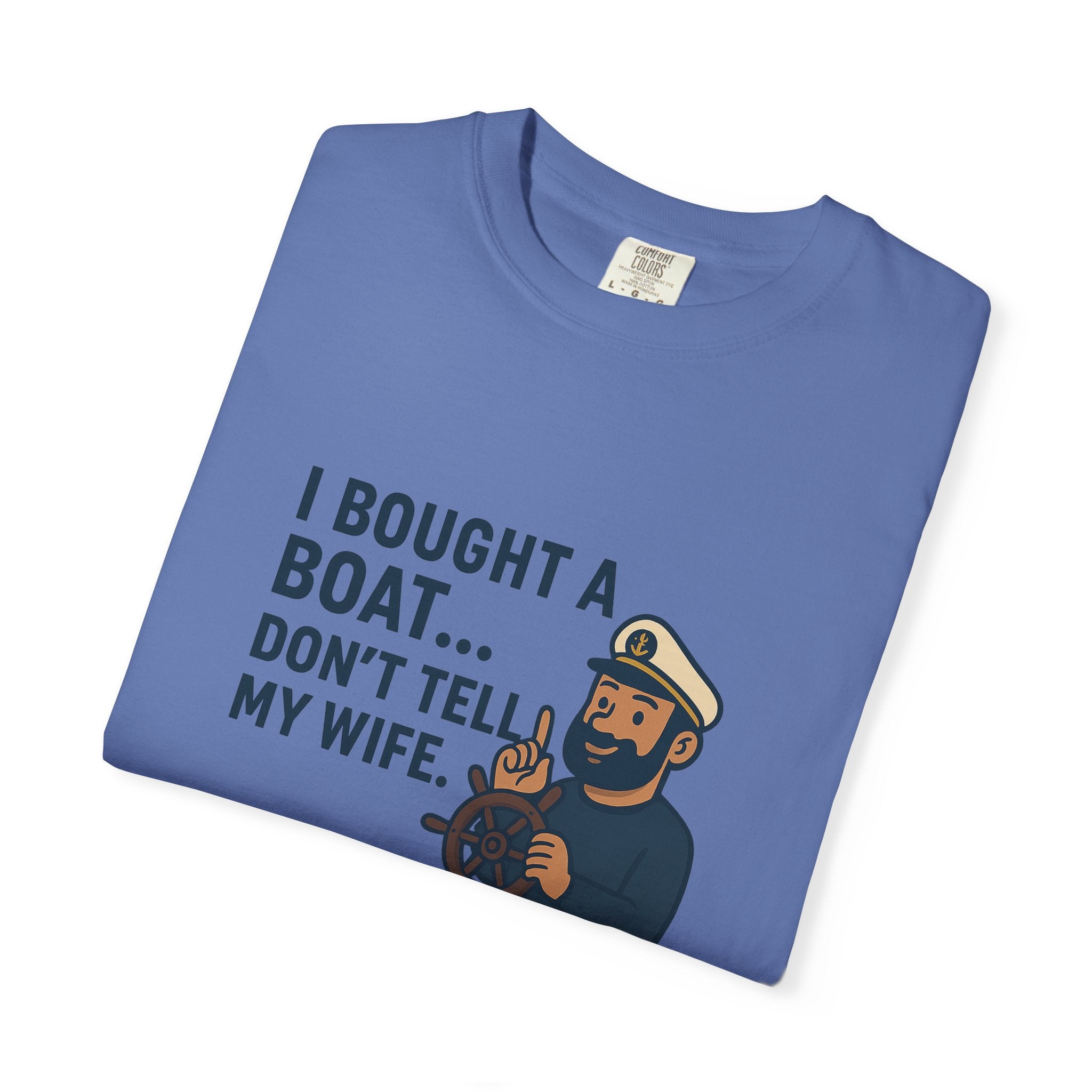 I Bought a Boat… Don’t Tell My Wife" Boating Tee – Maison Nautique | Men's Tee - Maison Nautique 