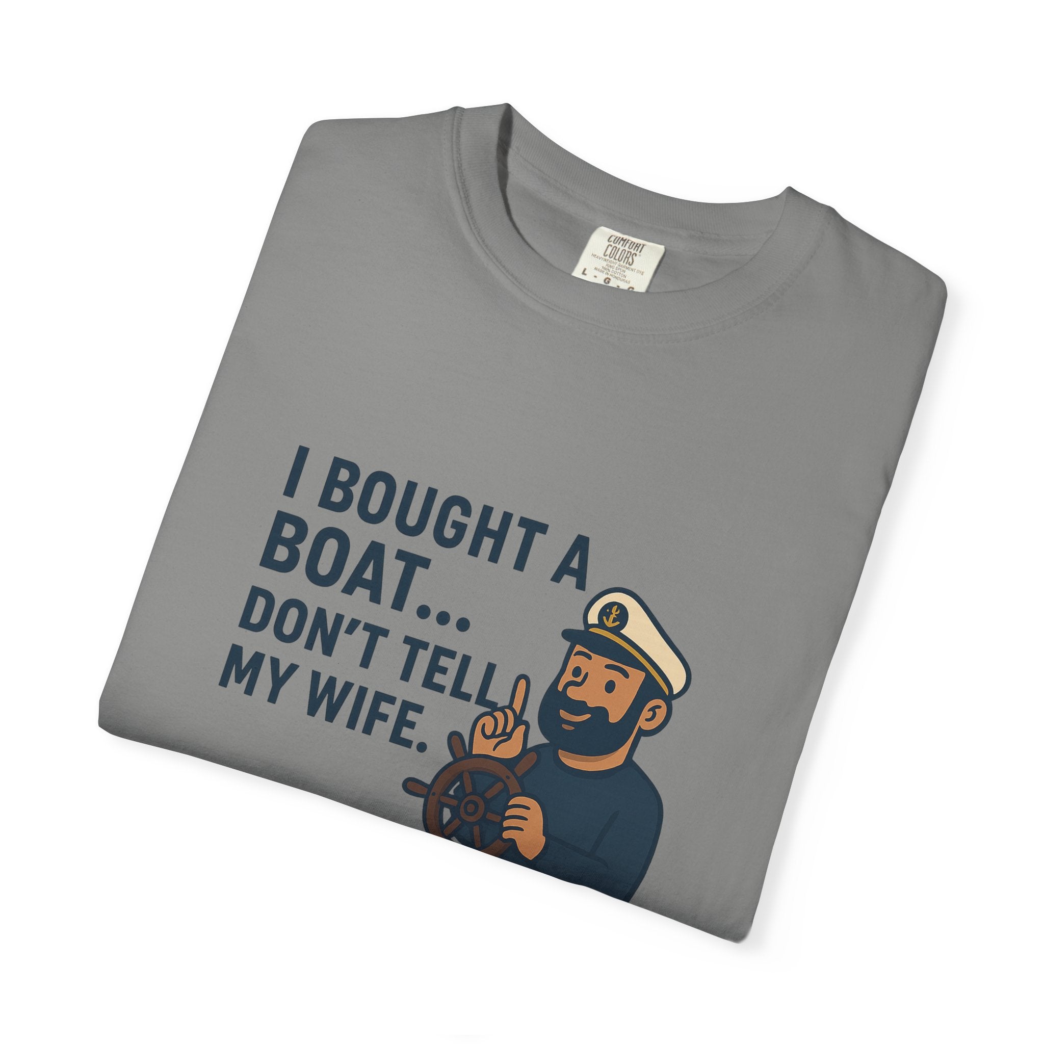 I Bought a Boat… Don’t Tell My Wife" Boating Tee – Maison Nautique | Men's Tee - Maison Nautique 
