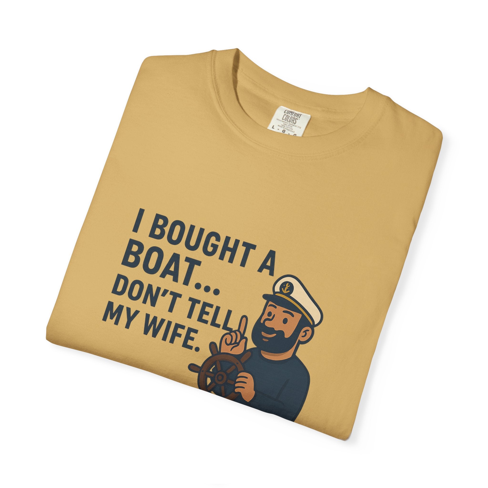 I Bought a Boat… Don’t Tell My Wife" Boating Tee – Maison Nautique | Men's Tee - Maison Nautique 