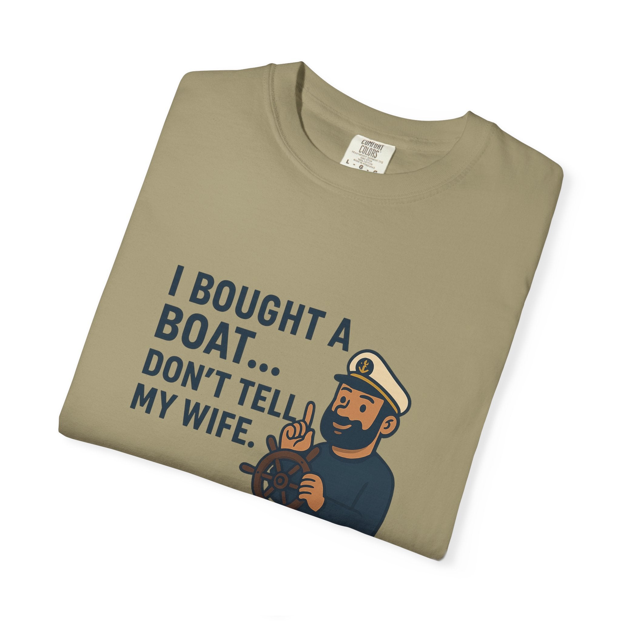 I Bought a Boat… Don’t Tell My Wife" Boating Tee – Maison Nautique | Men's Tee - Maison Nautique 