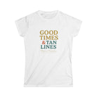 Good Times & Tan Lines – Maison Nautique Softstyle Tee - Maison Nautique 