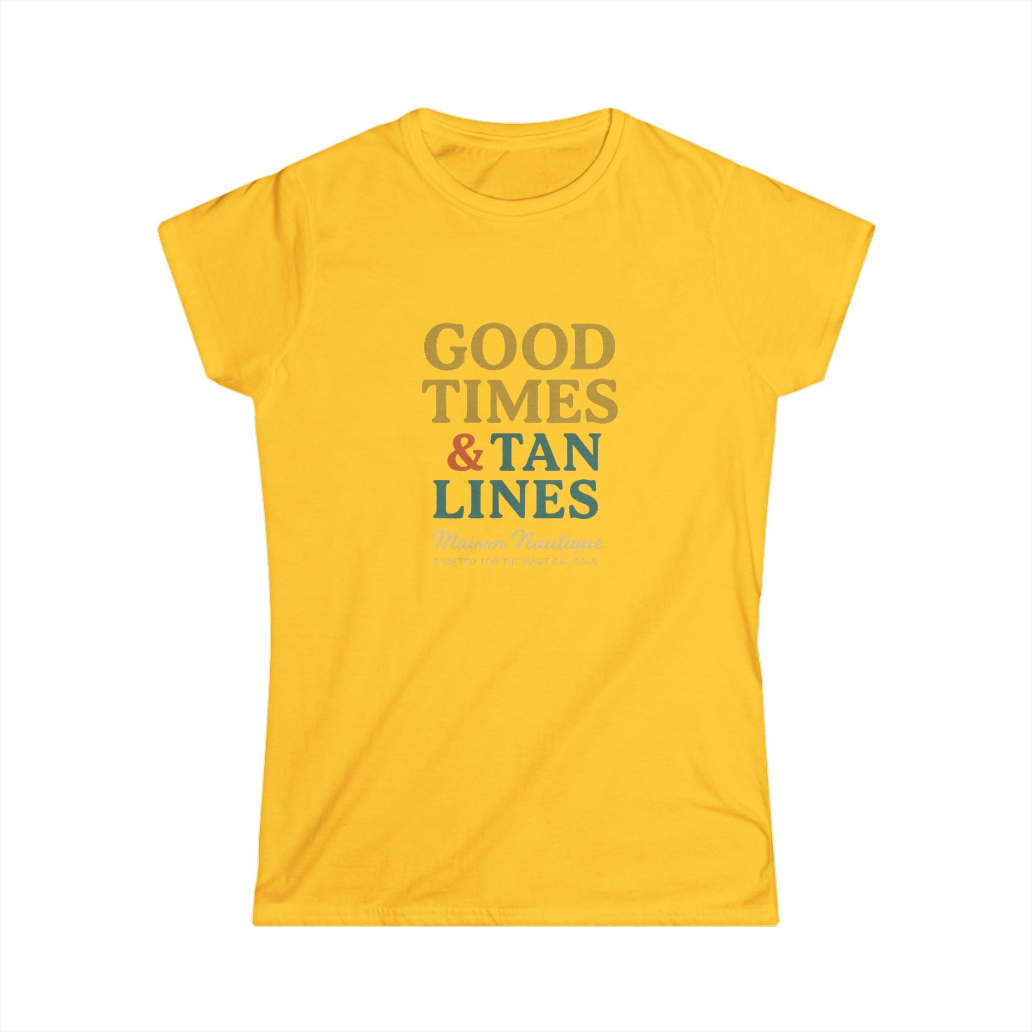 Good Times & Tan Lines – Maison Nautique Softstyle Tee - Maison Nautique 