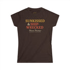 Maison Nautique "Sunkissed & Shipwrecked" Women's Softstyle Tee - Maison Nautique 