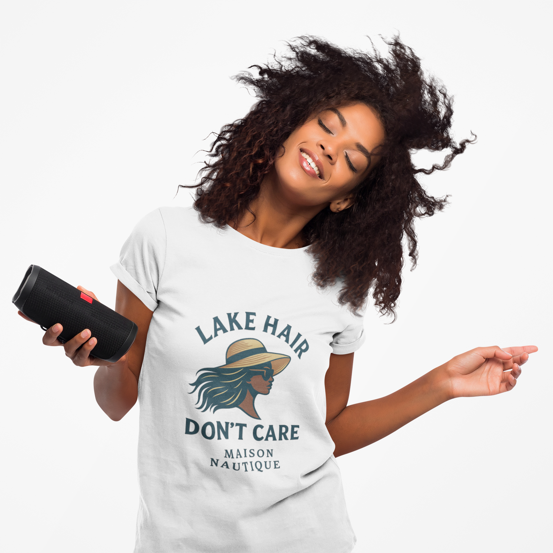 Lake Hair, Don’t Care” Softstyle Tee – Maison Nautique - Maison Nautique 