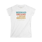 Maison Nautique "Mermaid Dreams & Ocean Breezes" Women's Softstyle Tee - Maison Nautique 
