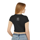 Maison Nautique Signature Compass Crop Tee – Women’s Coastal Fit - Maison Nautique 