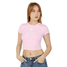 Maison Nautique Signature Compass Crop Tee – Women’s Coastal Fit - Maison Nautique 