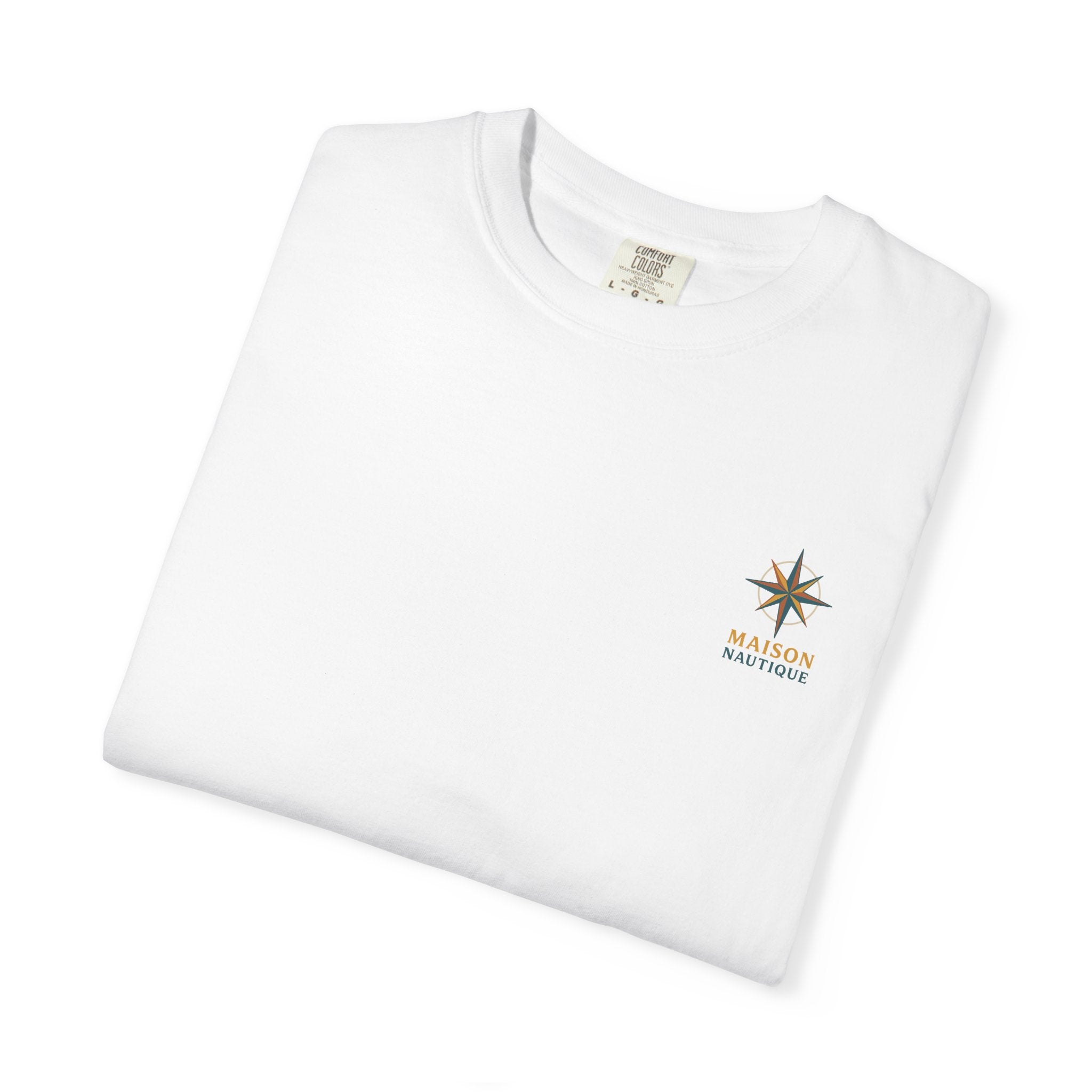 Captain-Ish Garment-Dyed  T-shirt - Nautical Adventure | Men - Maison Nautique 