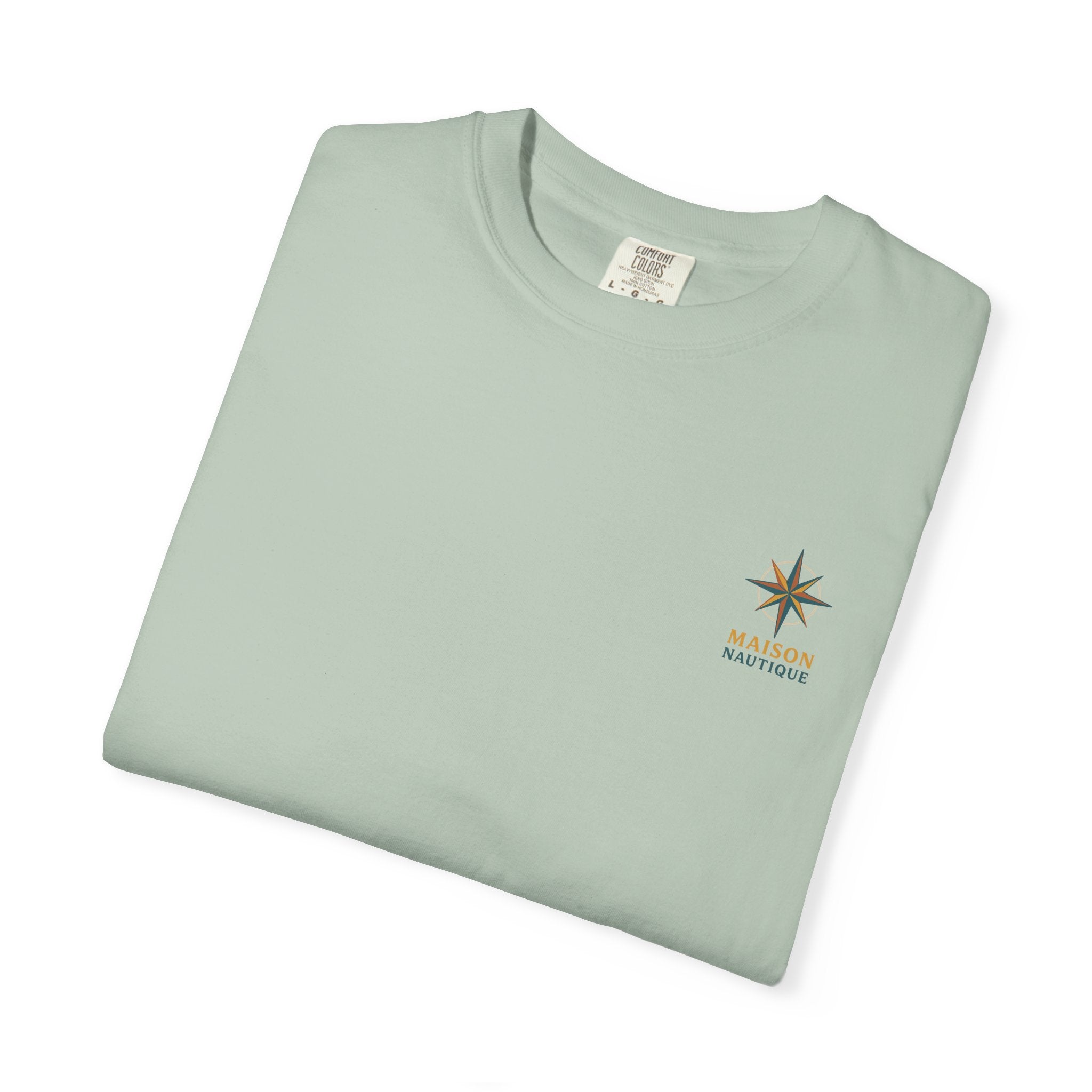 Captain-Ish Garment-Dyed  T-shirt - Nautical Adventure | Men - Maison Nautique 