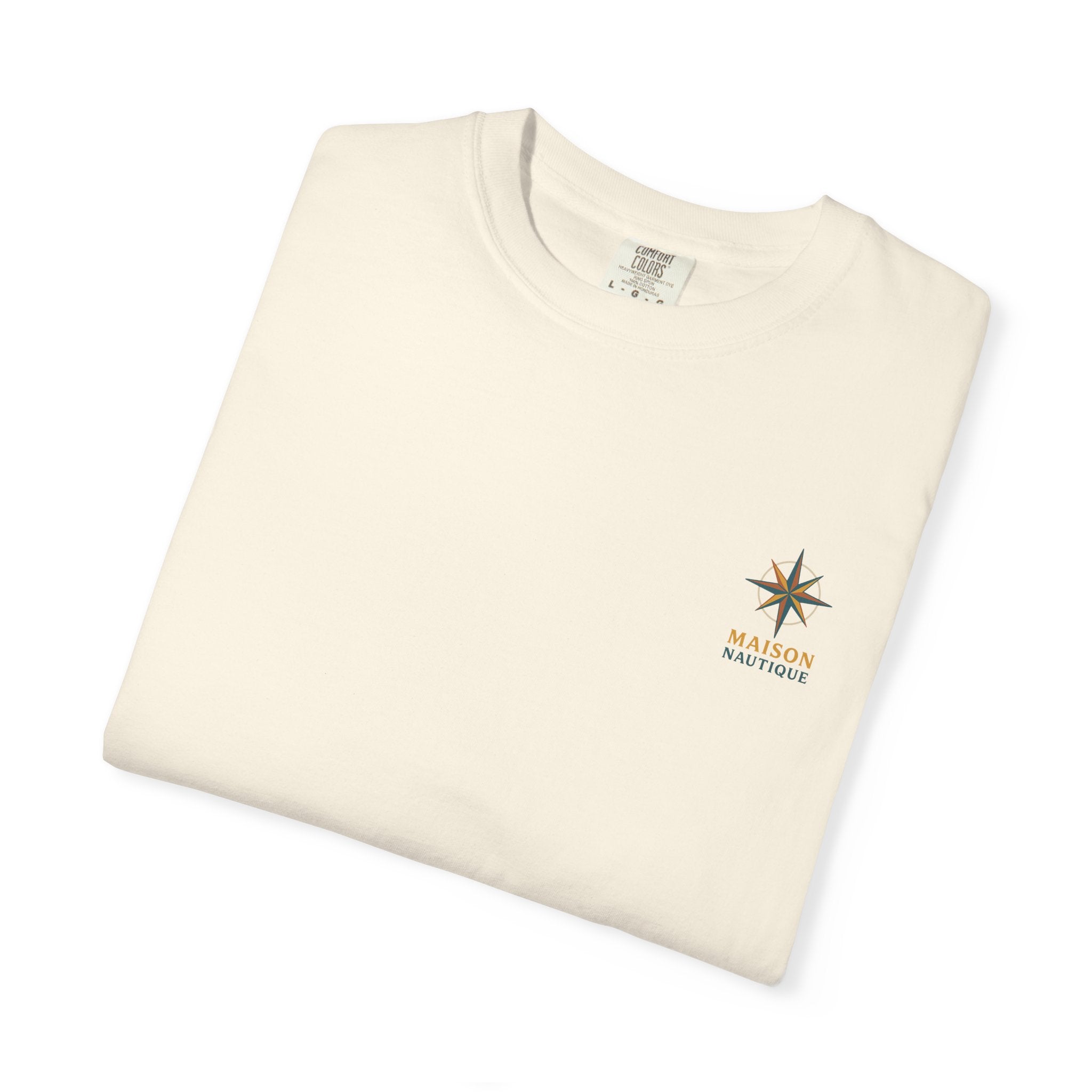 Captain-Ish Garment-Dyed  T-shirt - Nautical Adventure | Men - Maison Nautique 
