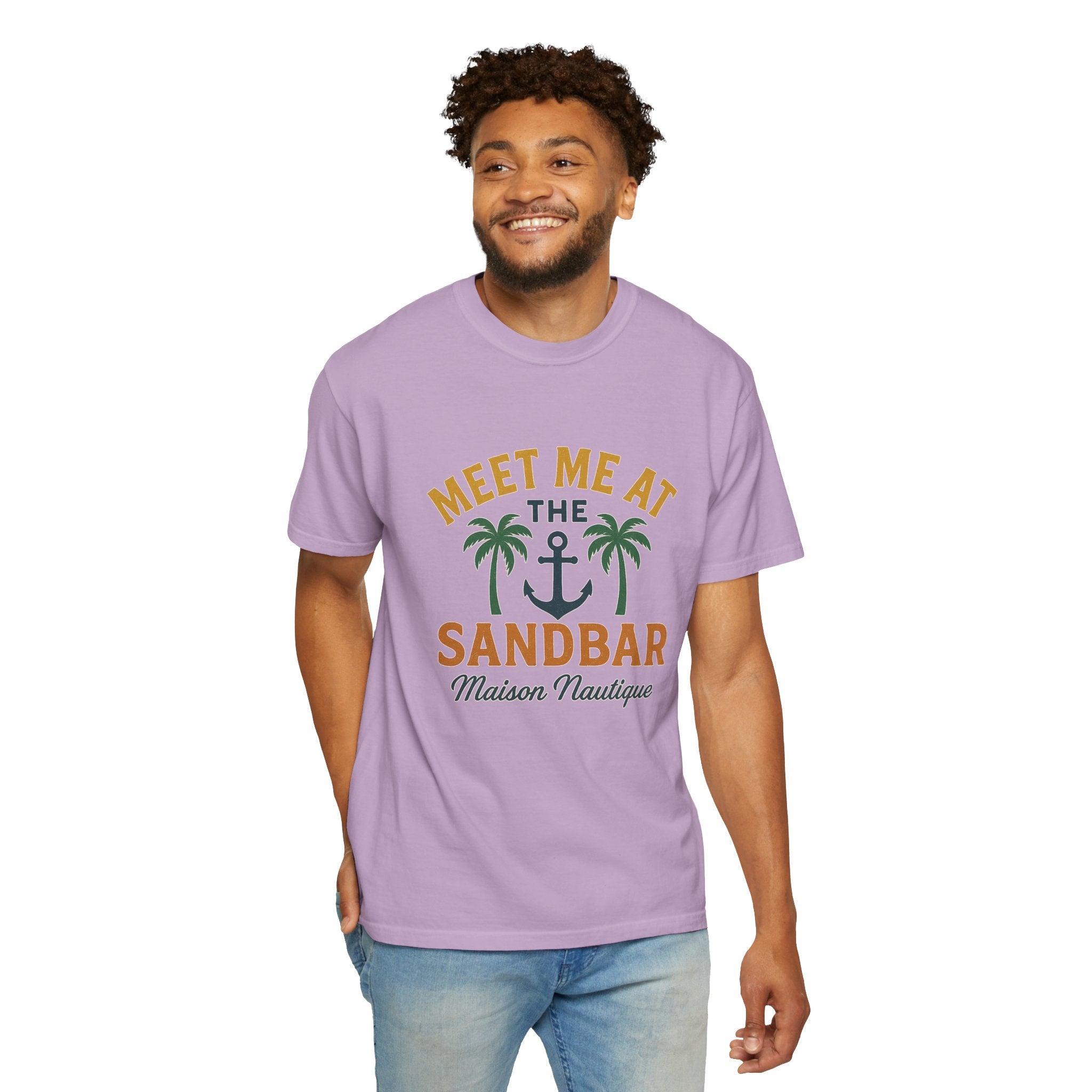 Meet Me at the Sandbar – Unisex Nautical Tee - Maison Nautique 
