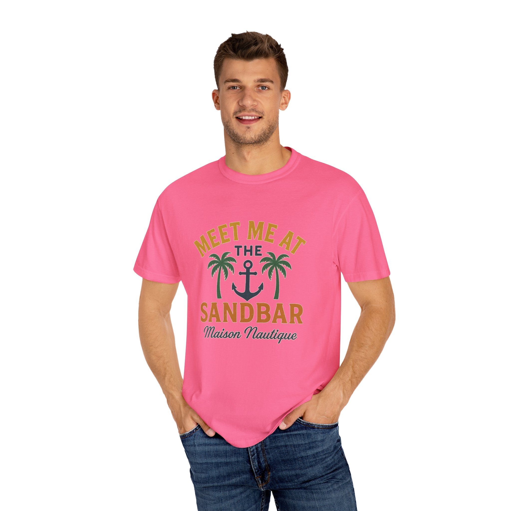 Meet Me at the Sandbar – Unisex Nautical Tee - Maison Nautique 