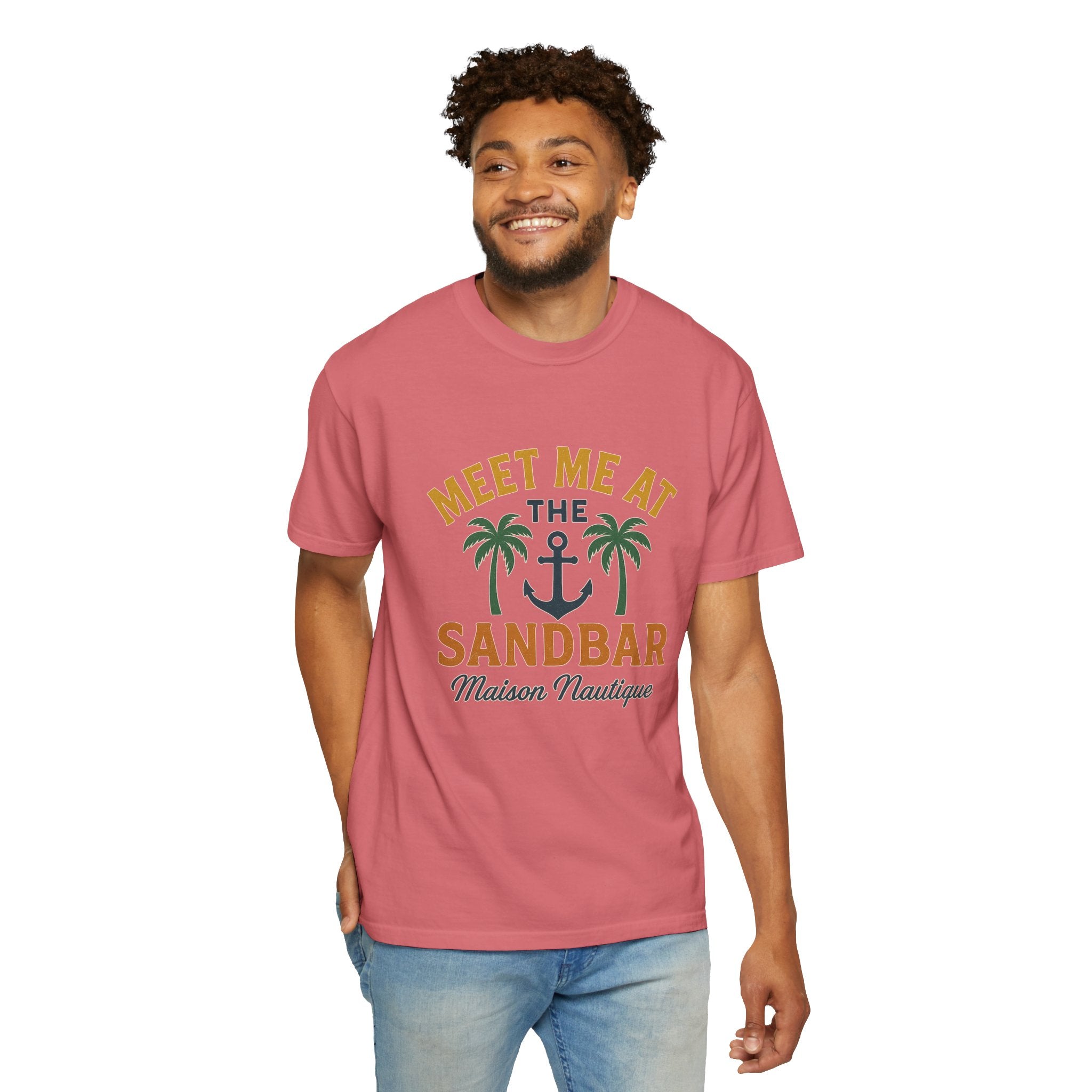 Meet Me at the Sandbar – Unisex Nautical Tee - Maison Nautique 