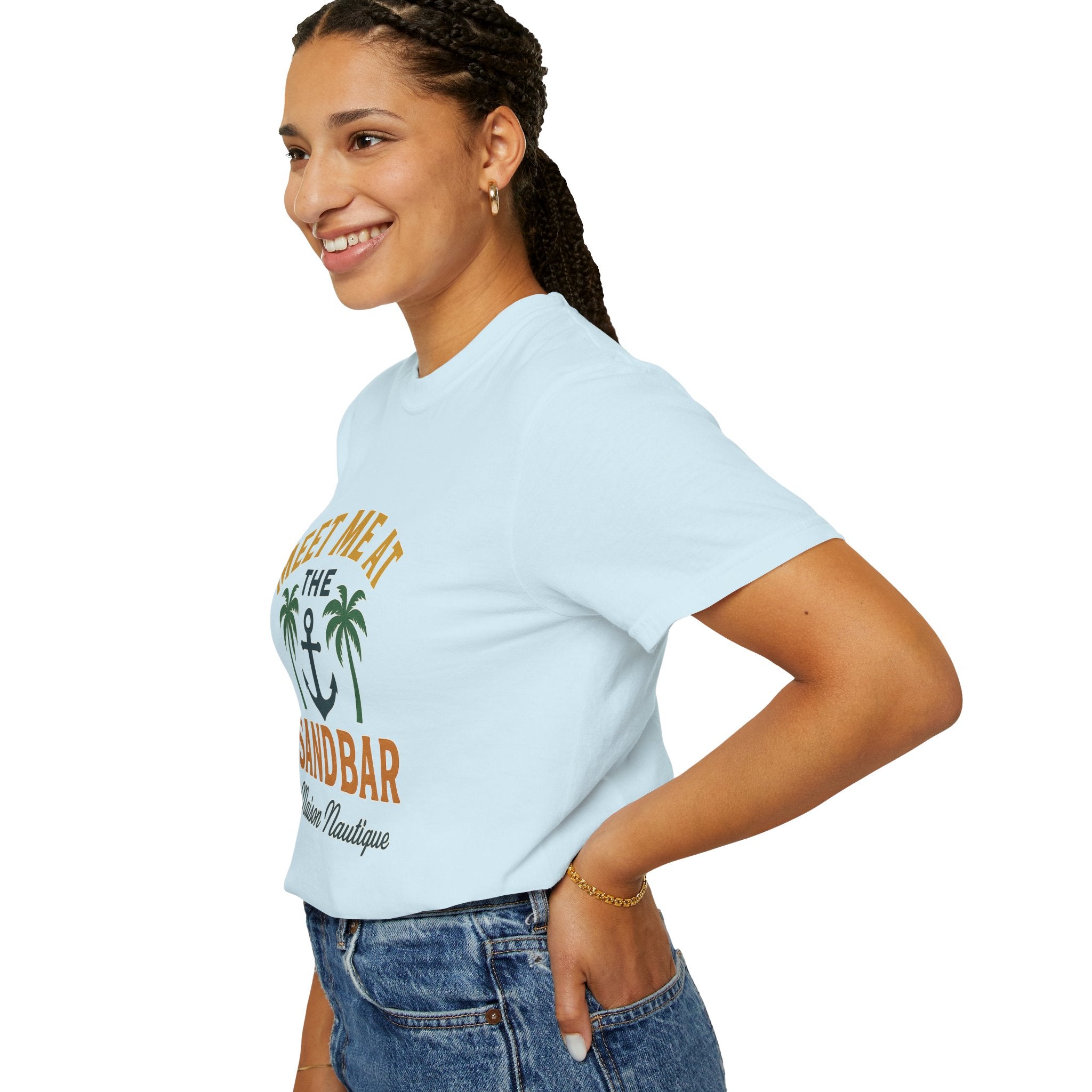 Meet Me at the Sandbar – Unisex Nautical Tee - Maison Nautique 