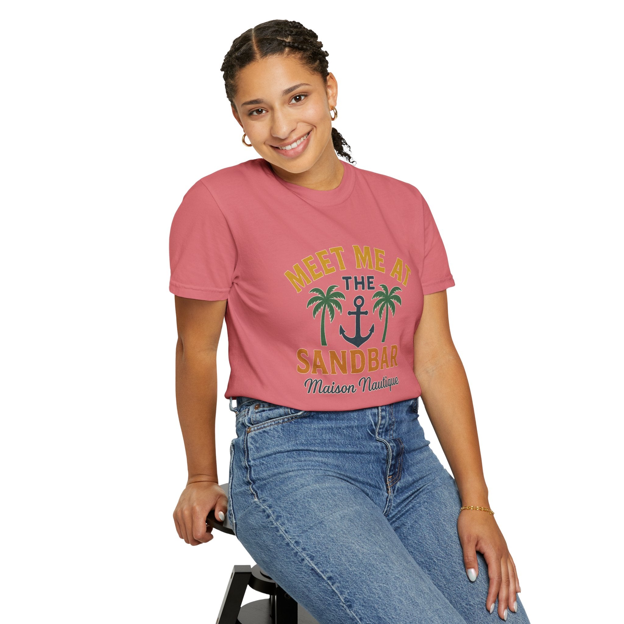 Meet Me at the Sandbar – Unisex Nautical Tee - Maison Nautique 