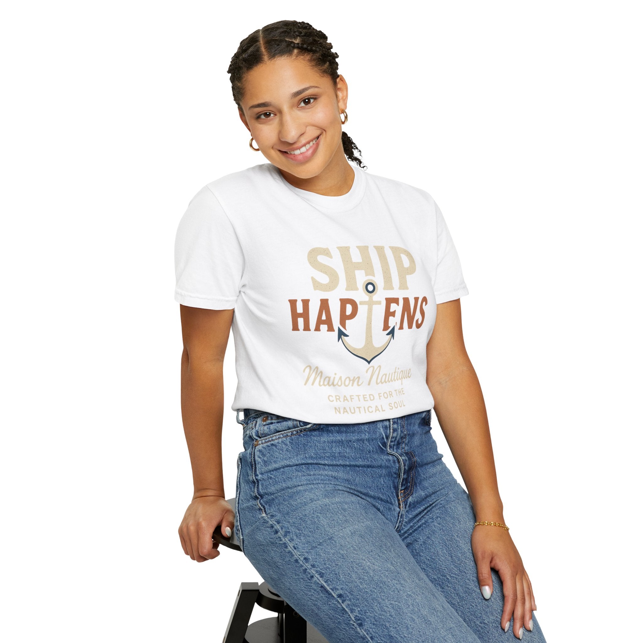 Ship Happens – Women’s Nautical Tee - Maison Nautique 