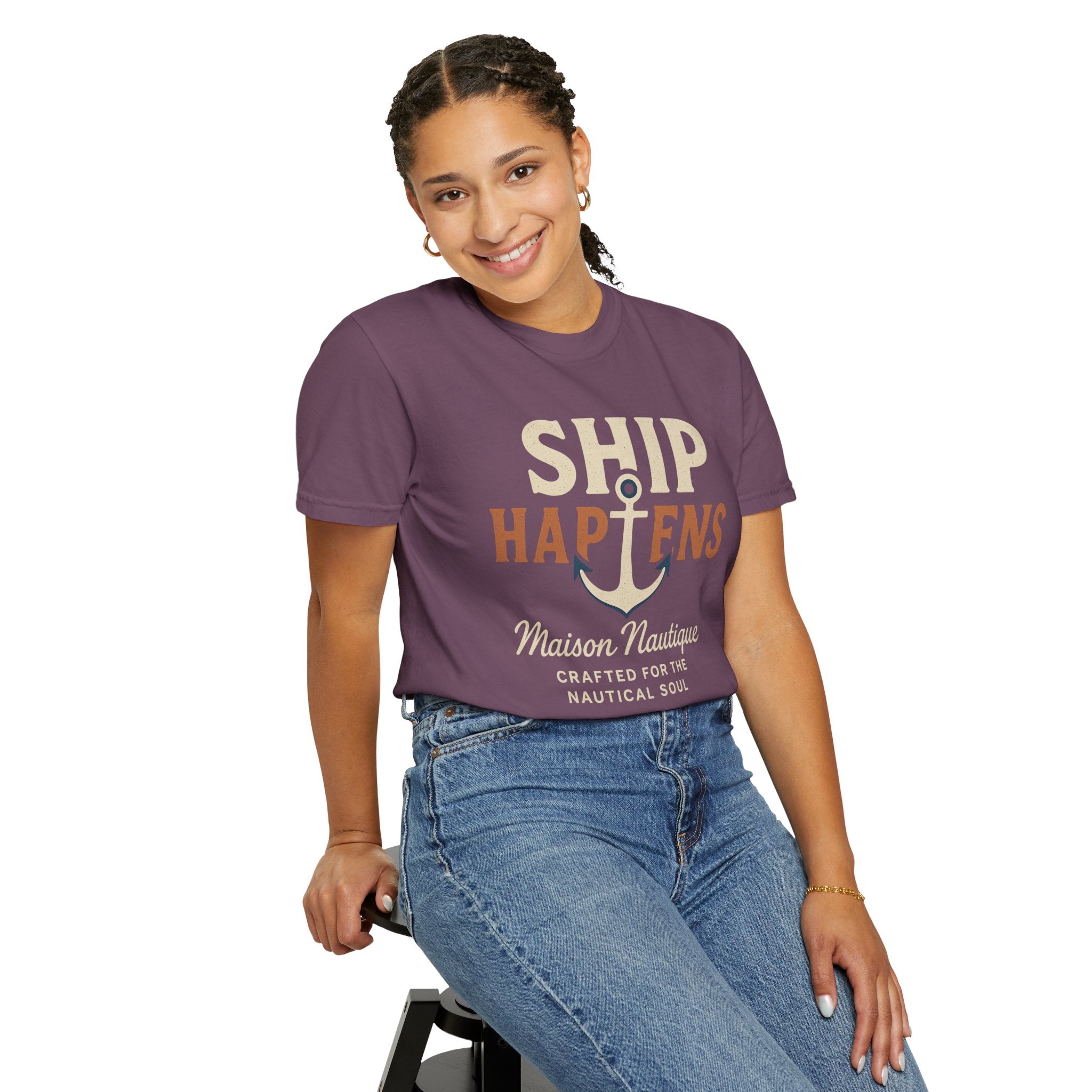 Ship Happens – Women’s Nautical Tee - Maison Nautique 